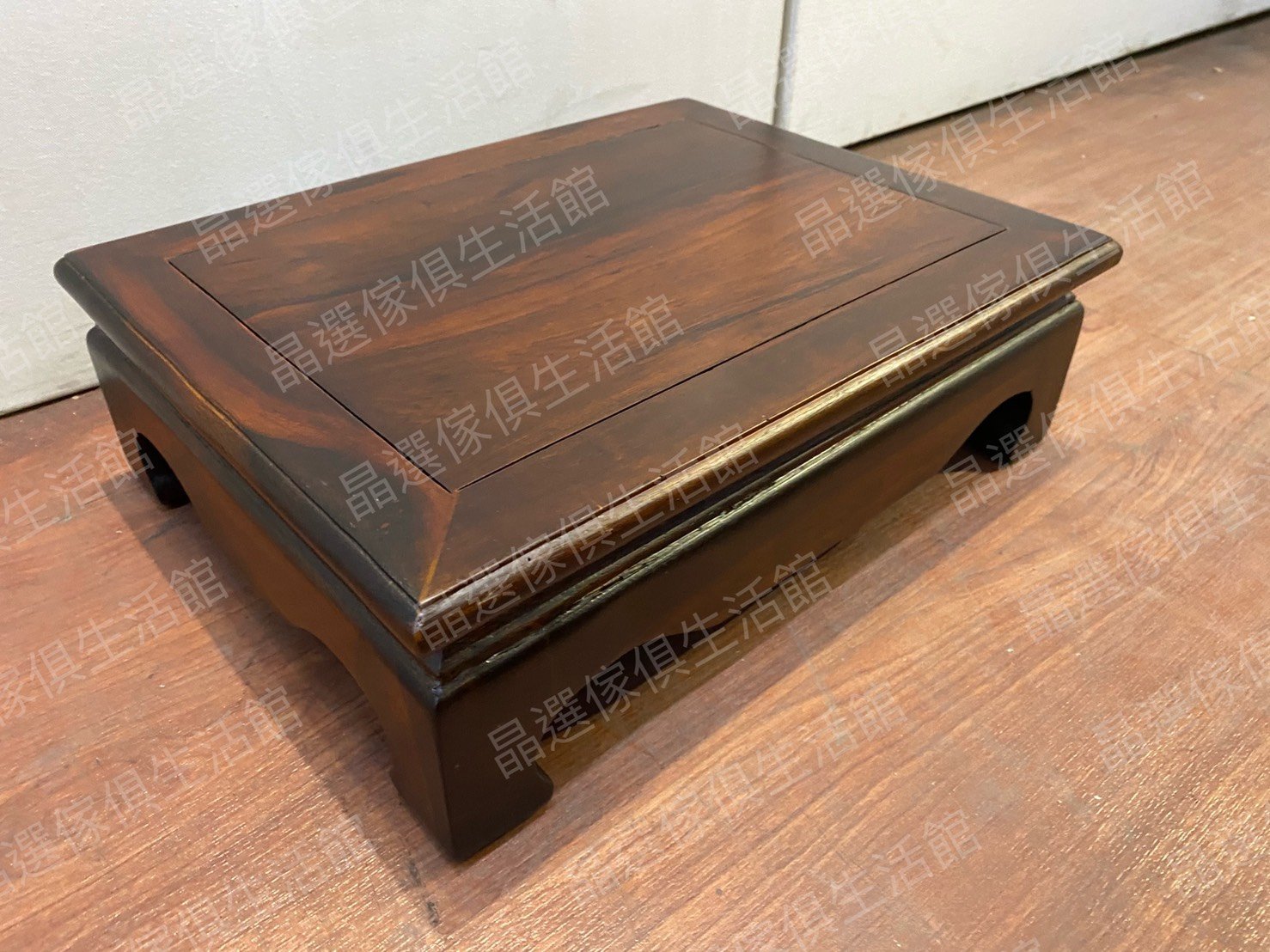 現貨新品雞翅木長型花檯茶几檯座花架花台晶洞座聚寶盆架增高架A3868
