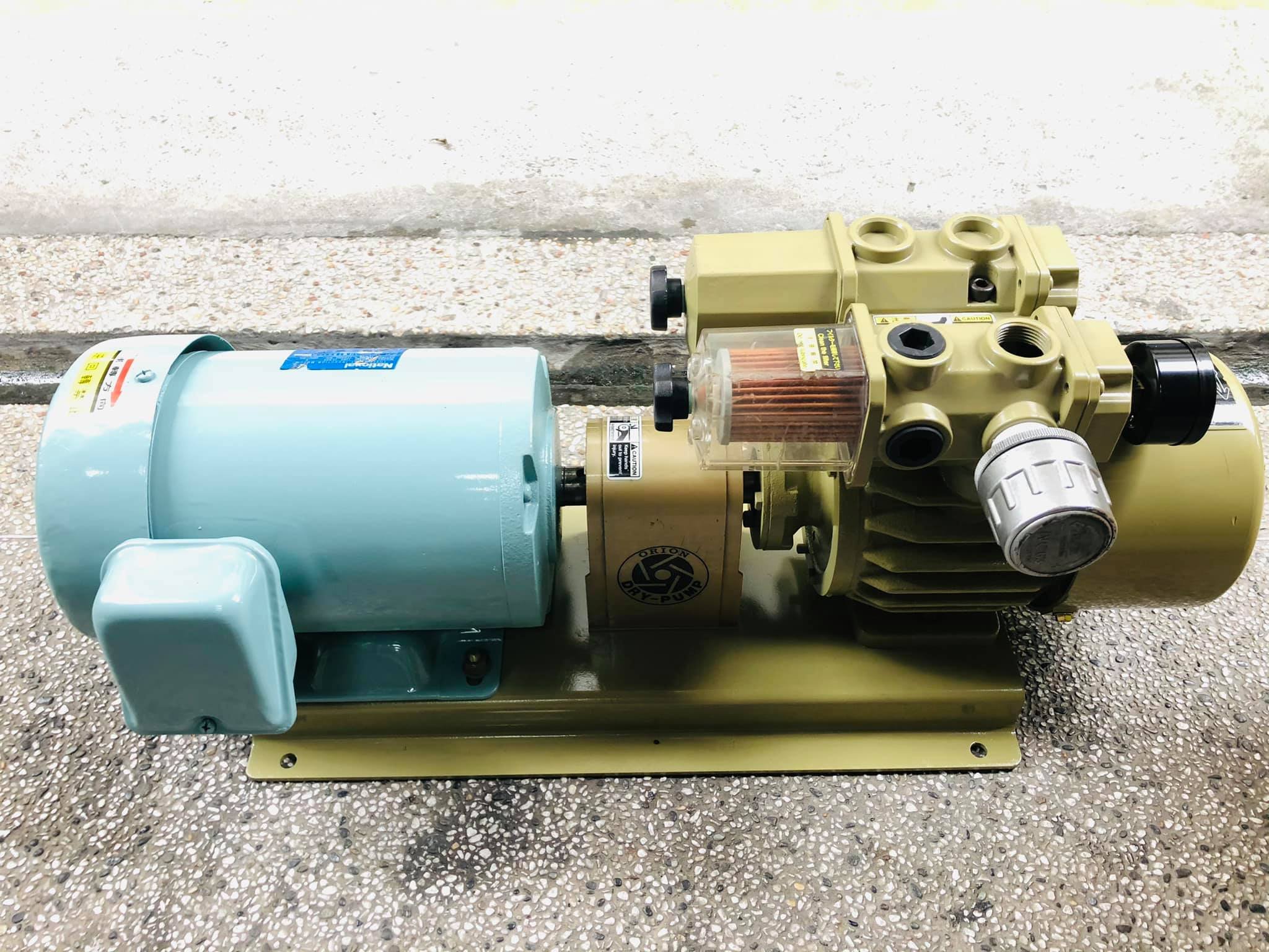 日本ORION DRY PUMP KRX6(2HP)標準型乾式真空幫浦-真空機-印刷機-真空拔罐-真空吸盤-印刷機可用