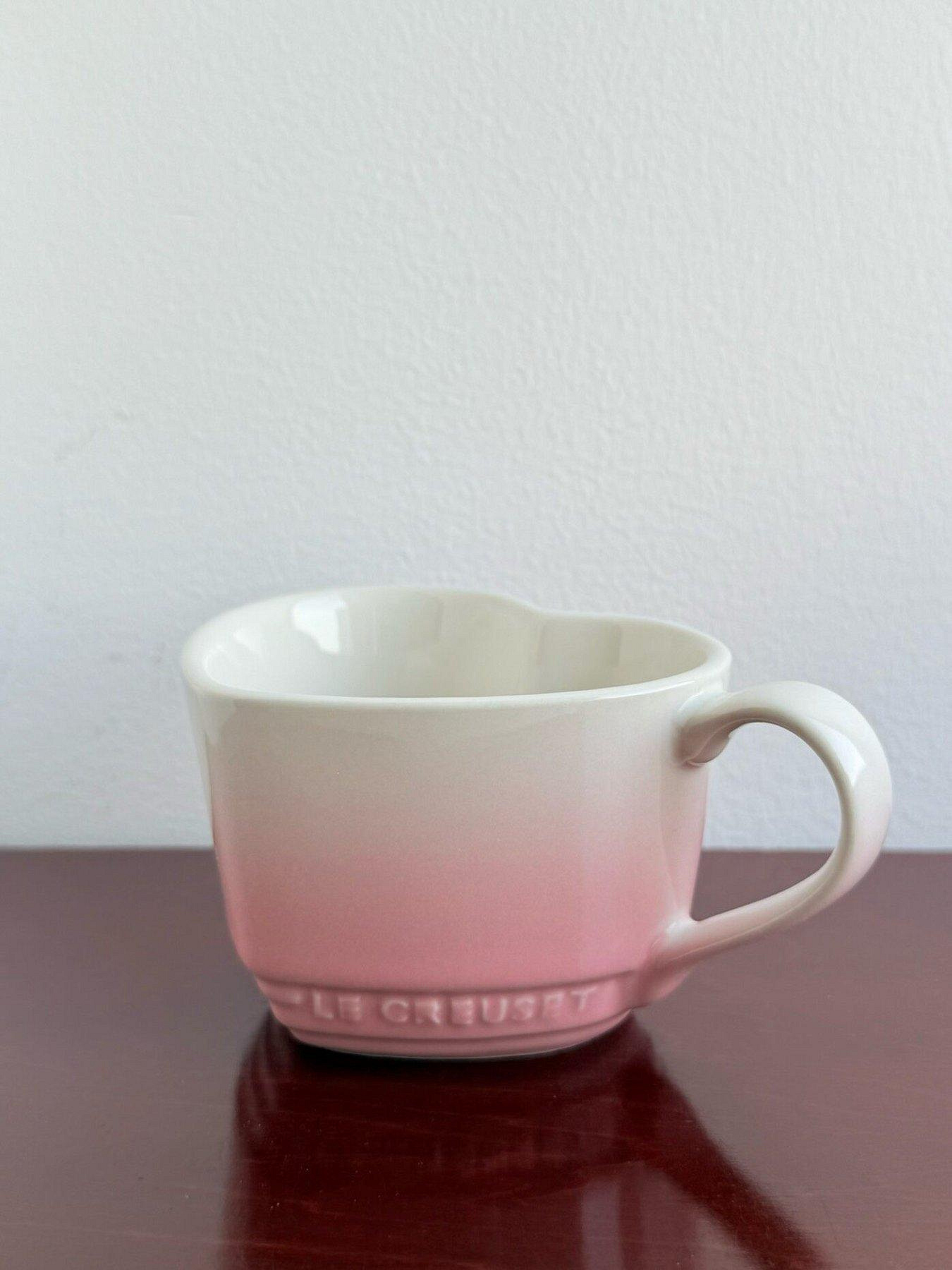 Le Creuset咖啡杯酷彩愛心咖啡杯馬克杯 1個