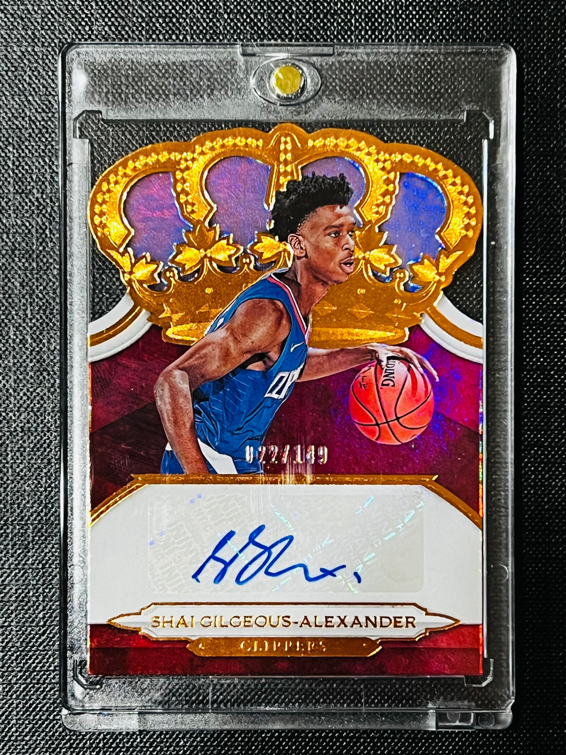 NBA 2018-19 Panini Crown Royale Shai Gilgeous-Alexander SGA Auto 