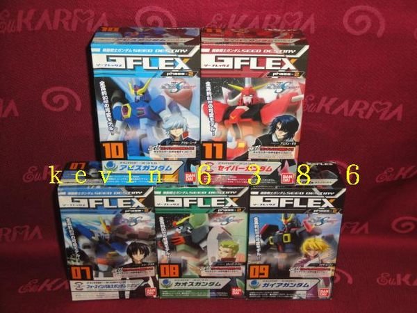 機動戦士ガンダムSEED DESTINY G-FLEX 全29種 東京都-機動戰士SEED DESTINY鋼彈-GFLEX phase-2(全5款)(深淵.蓋亞