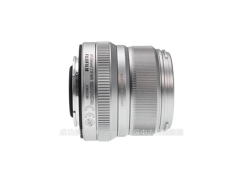 成功攝影Fujifilm XF 23mm F2 R WR 銀中古二手輕便好攜小廣角定焦鏡大
