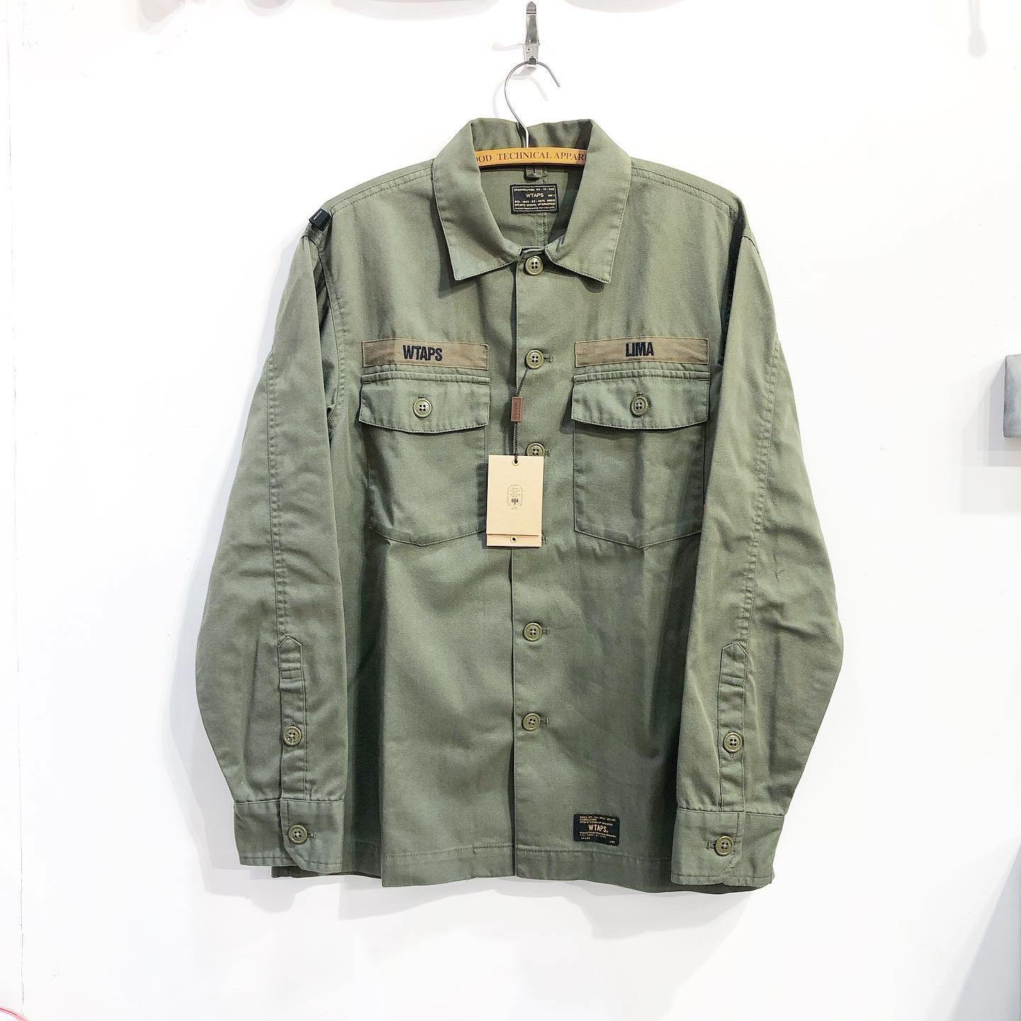 WTAPS ダブルタップス 21AW BUDS⁄LS⁄ 212BRDT-SHM02 美品 WTAPS ダブル 