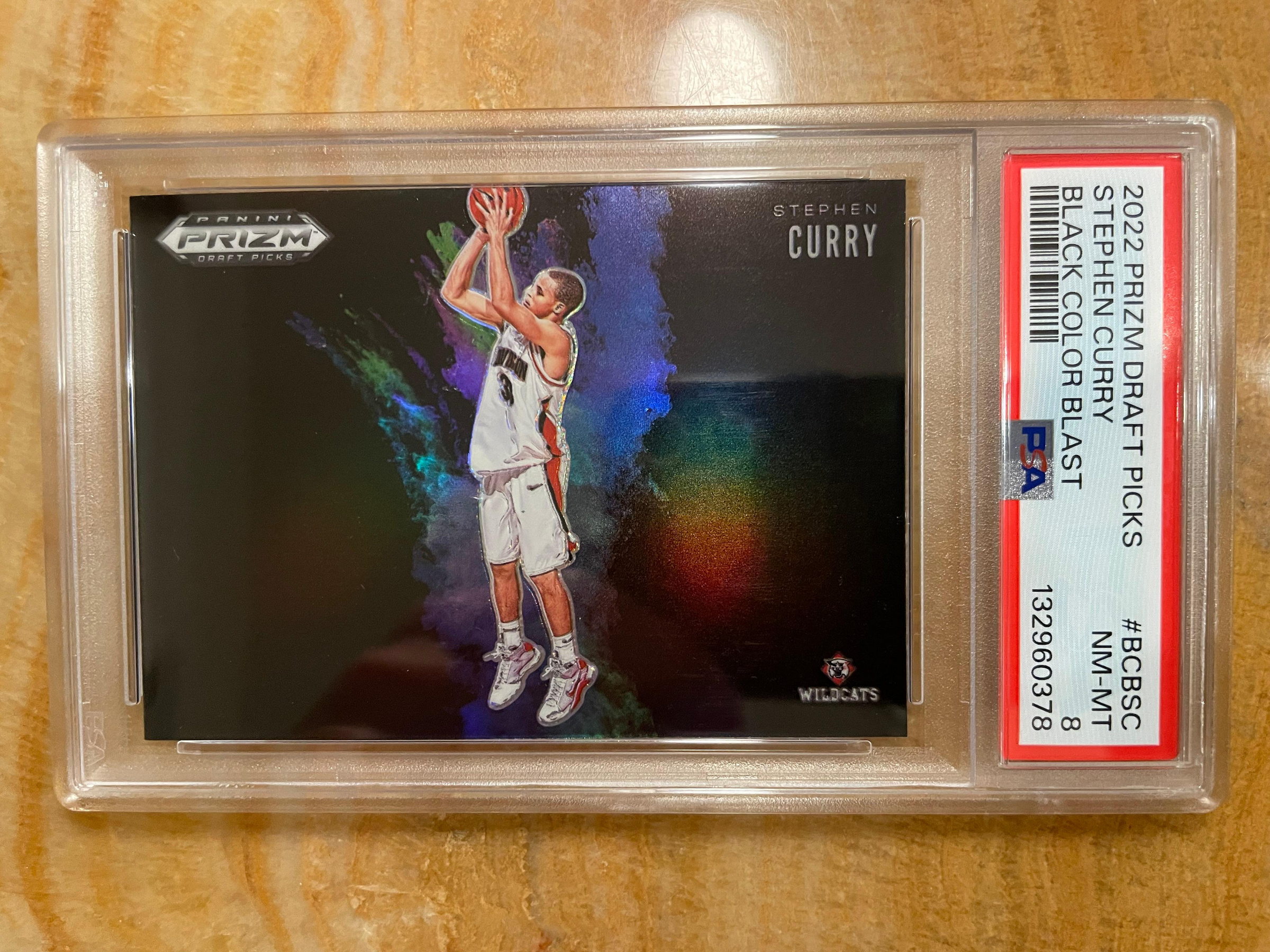 咖哩黑氣浪鑑定卡》Stephen Curry 2022 Prizm Draft Picks Black Color 
