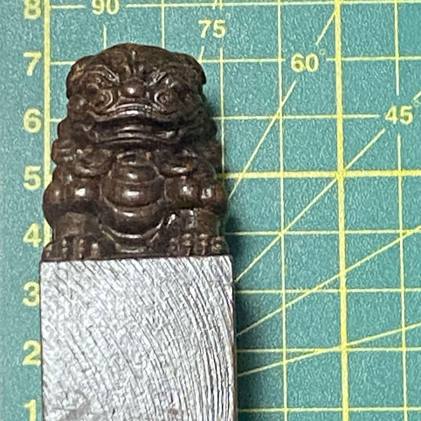 大型落款印　印材　獅子　1顆 大型落款印印材獅子1顆