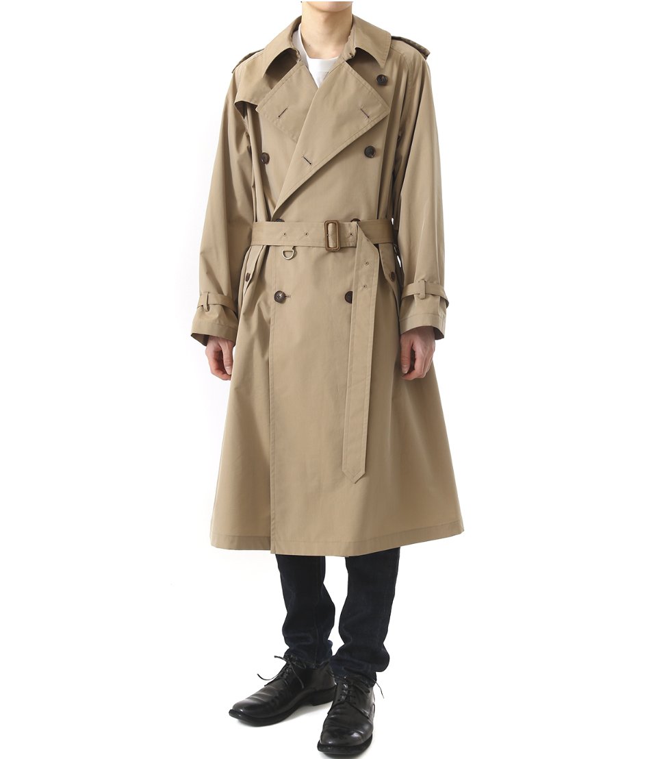 19SS/Finx ファッション AURALEE FINXPOLYESTER BIG TRENCH COAT