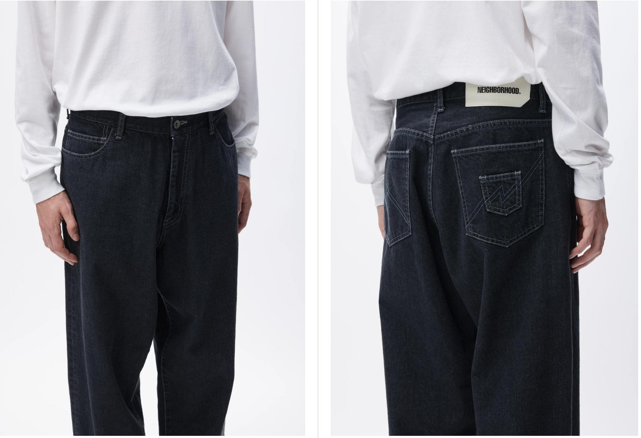 パンツ NEIGHBORHOOD x PHINGERIN 6PK DENIM PANTS NH X PHINGERIN 6PK DENIM PANTS BLACK