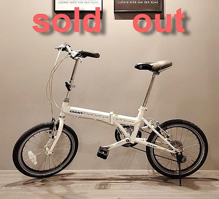 【timekeeper】 Giant捷安特FD 606 16吋Shimano變速折疊單車/摺疊腳踏車/自行車/小折/小摺