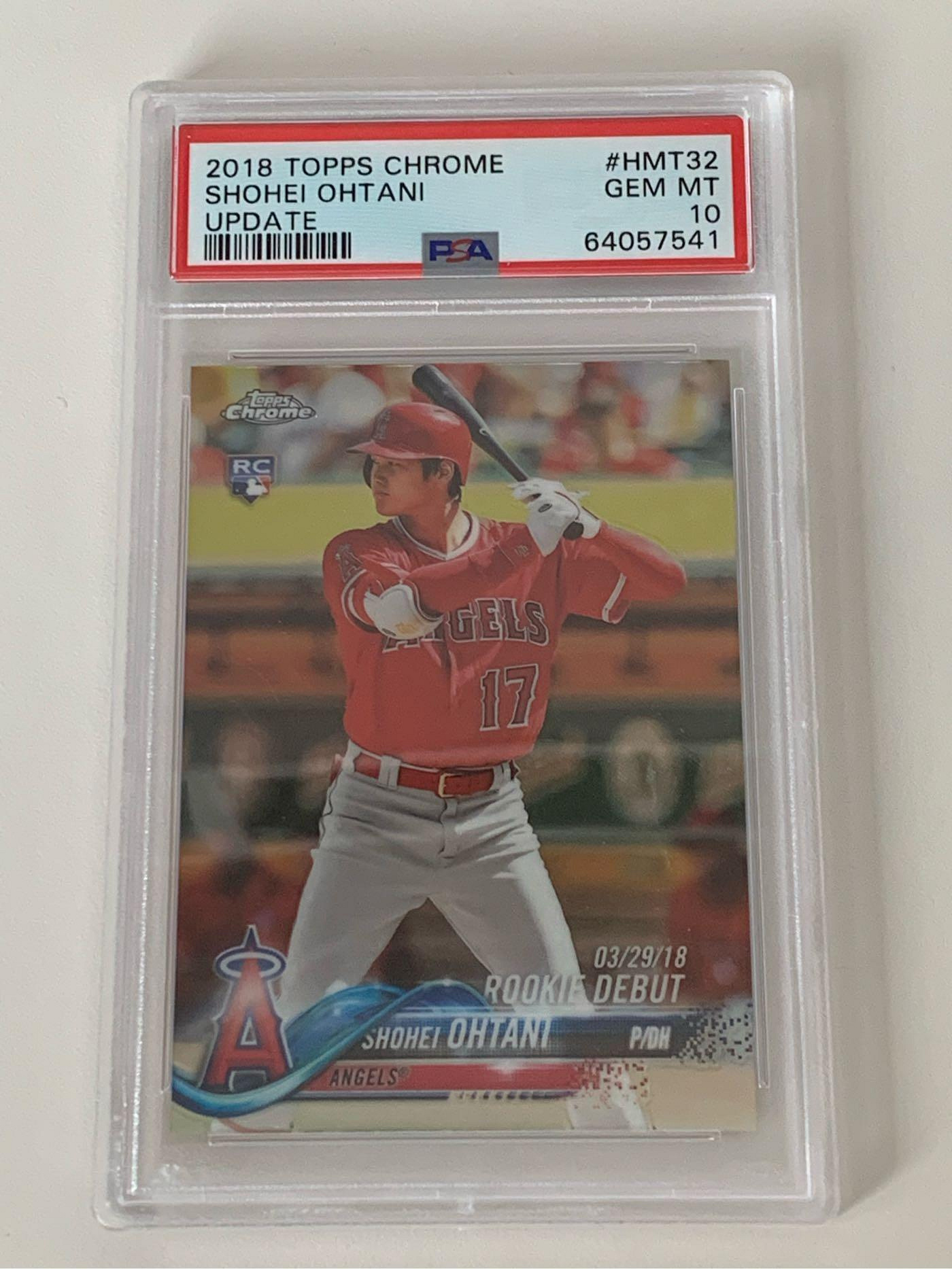 2018 TOPPS CHROME SHOHEI OHTANI PSA10 大谷翔平RC | Yahoo拍賣