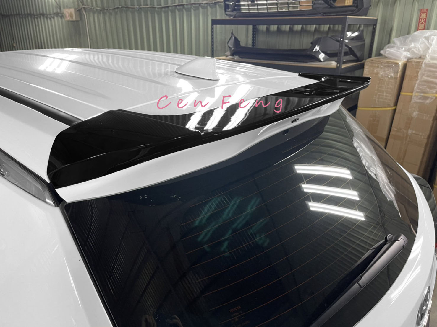 涔峰ＣＦ☆(黑) TOYOTA COROLLA CROSS CC 尾翼 鴨尾 擾流板 空力套件