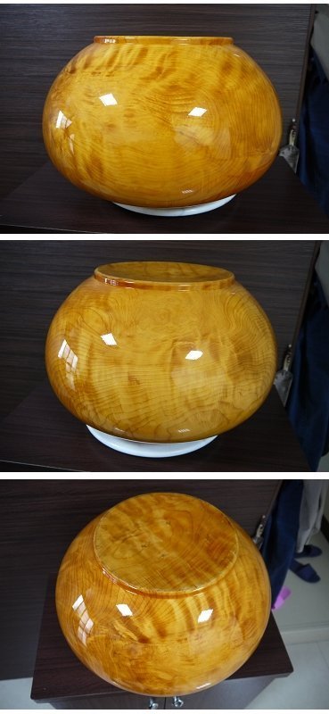 台灣黃檜聚寶盆(山材) 八成閃花(非檜木盒、龍柏、牛樟、樟木、紅檜、肖