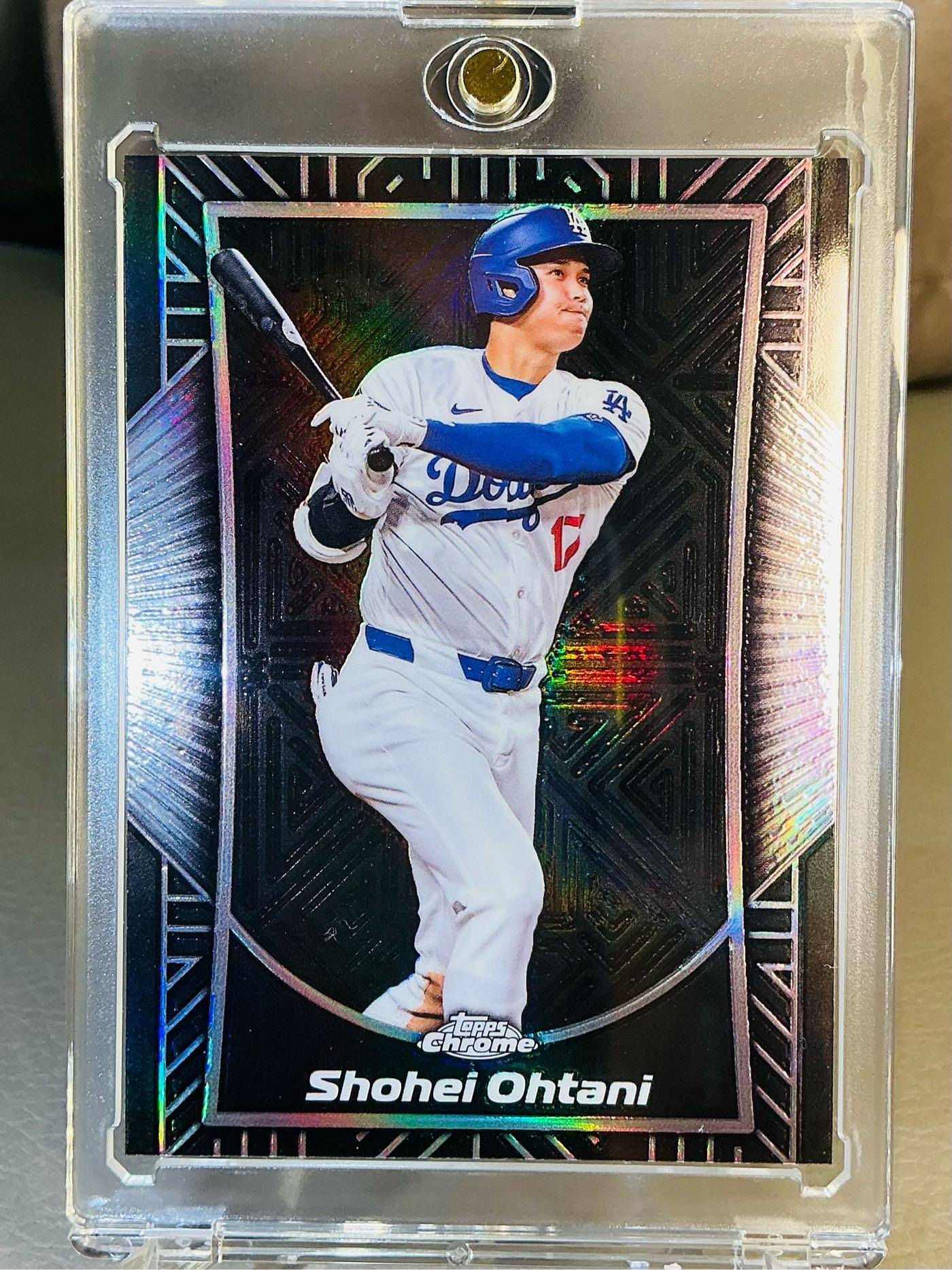 大谷翔平MLB 2025 Topps Chrome Shohei Ohtani Shadow Etch SSP 影流