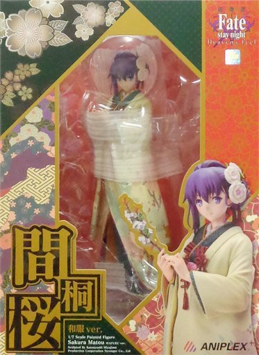 日本正版ANIPLEX Fate/stay night Heaven's Feel 間桐櫻和服模型公仔
