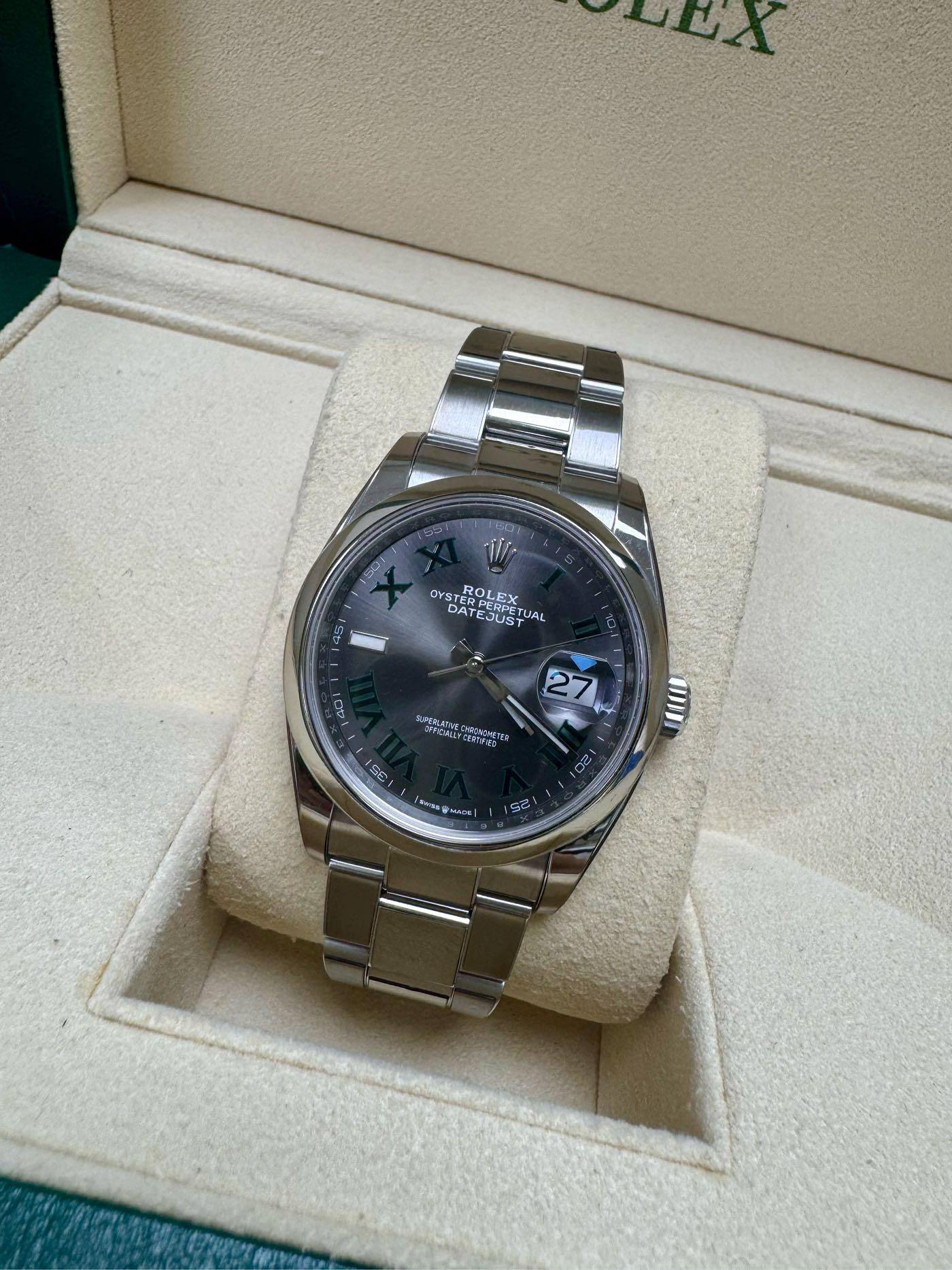 Rolex 126200綠羅馬 2021