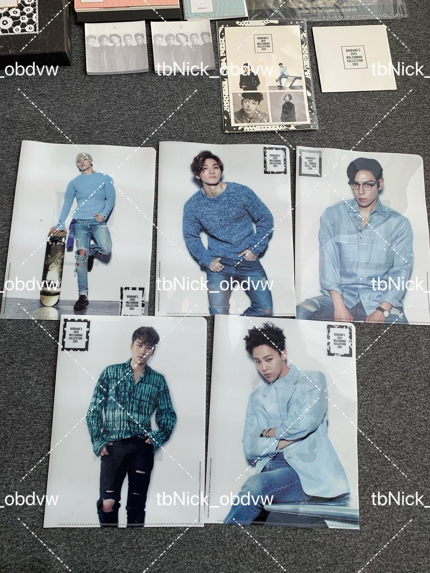 嚴選權志龍親筆簽名BIGBANG 2015臺曆拍立得週邊包裝完整官方典藏版