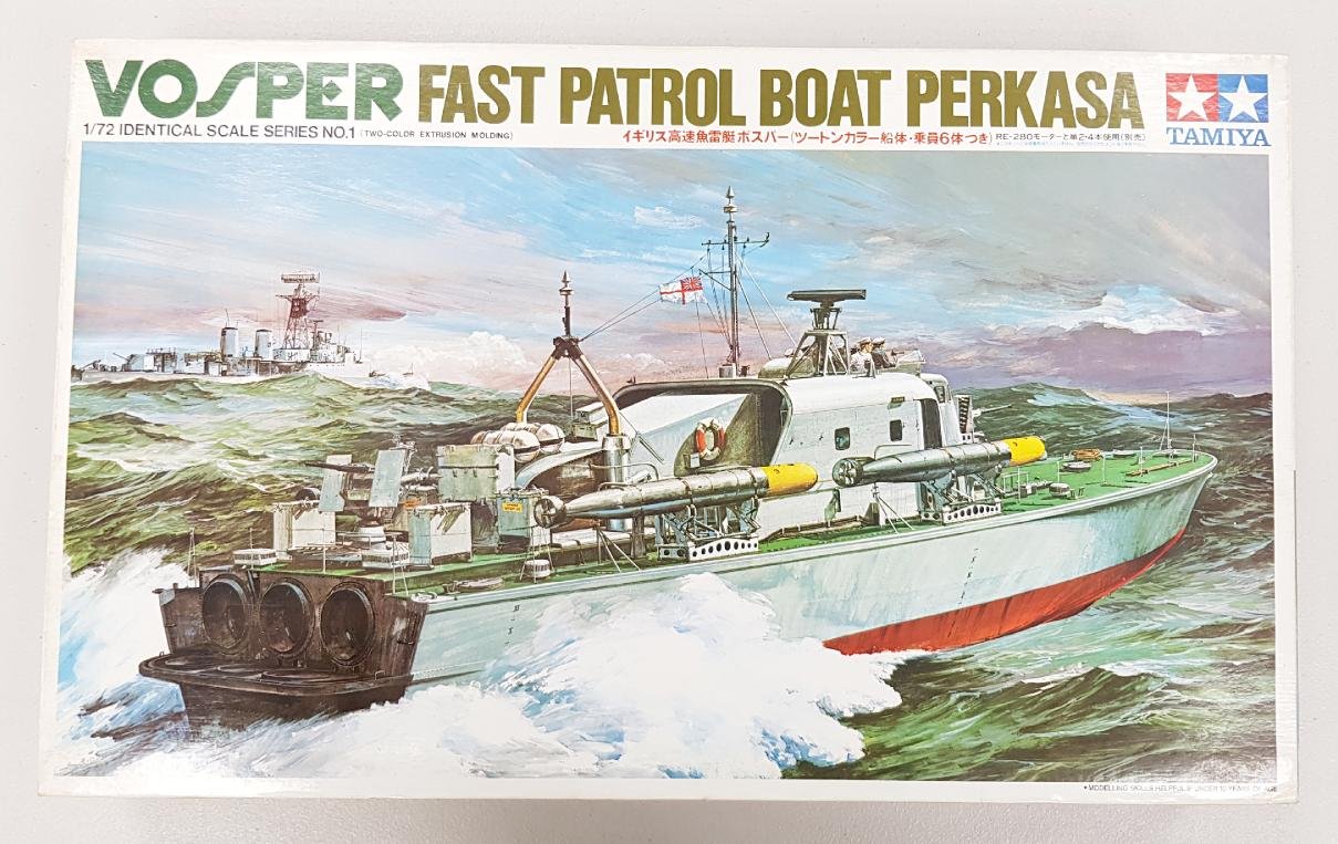 田宮Tamiya 1/72 VOSPER FAST PATROL BOAT PERKASA英國魚雷艇超級絕版