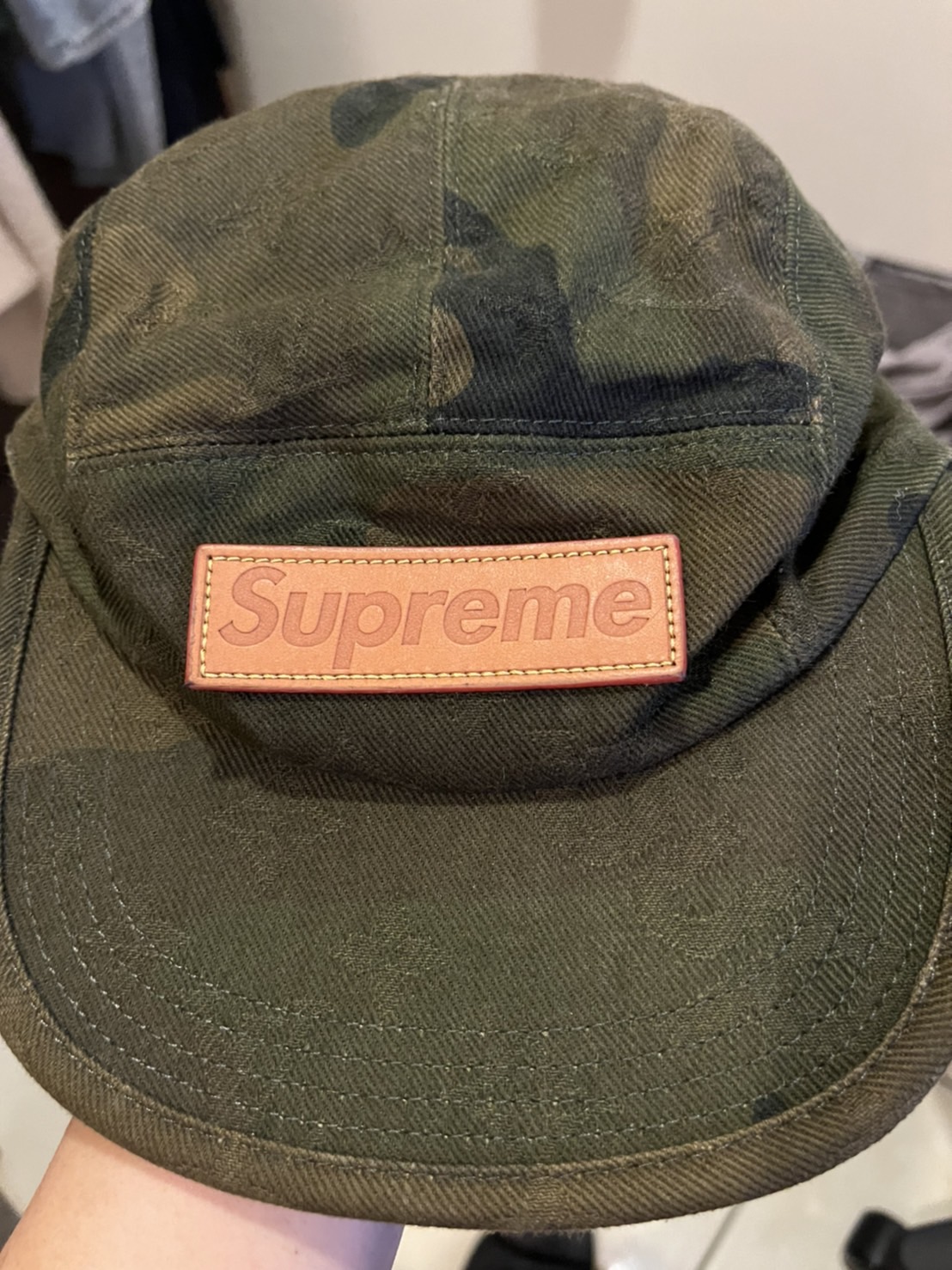 Louis Vuitton x Supreme キャップ コラボ 迷彩 2017 Supreme × Louis