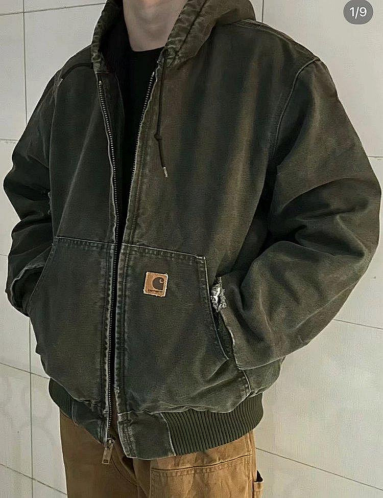 小西在日本#Carhartt中古款J130水洗連帽夾克