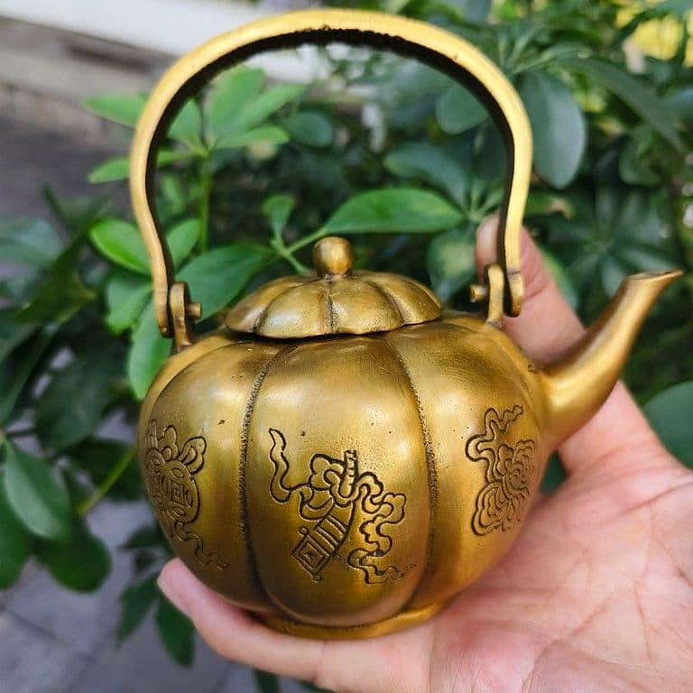 提樑南瓜八寶茶壺酒壺茶道置物煎茶道具| Yahoo拍賣