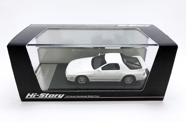 秉田屋】現貨Hi-Story Mazda 馬自達Savanna RX-7 RX7 GT-X FC3S 白1/43