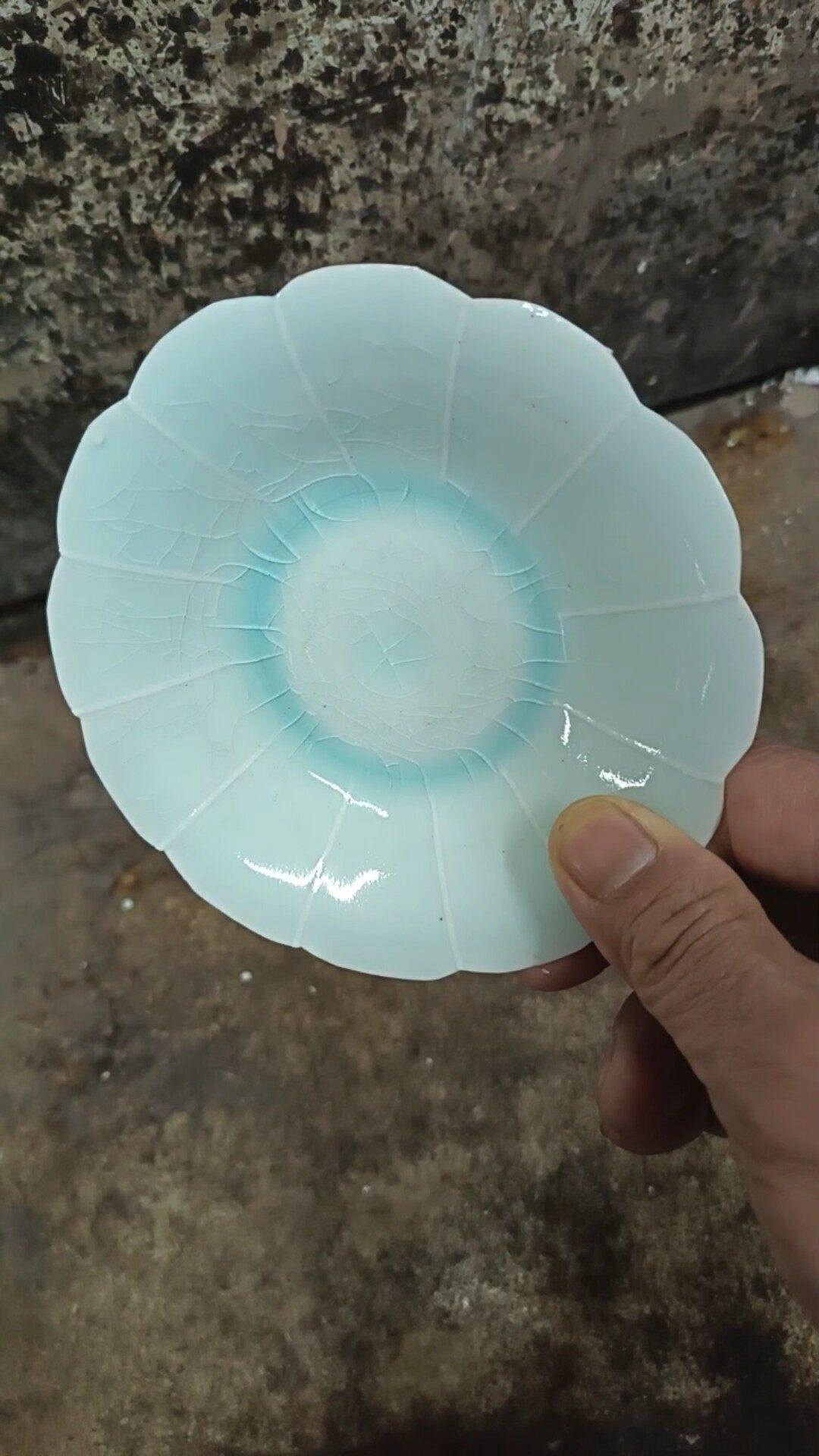 宋代湖田窯花口洗單色釉10公分陶瓷器文房清供收藏品相似品| Yahoo拍賣