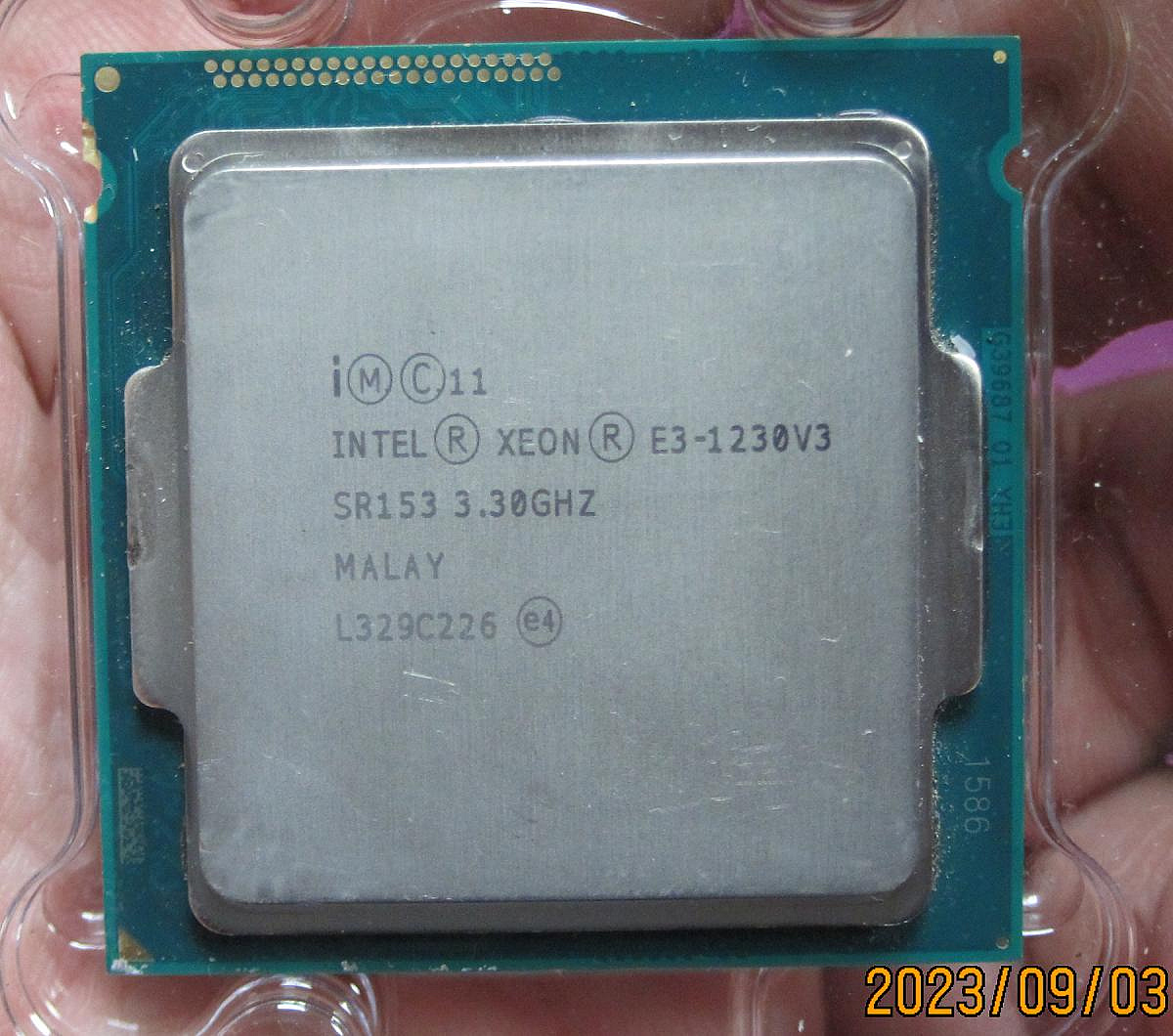 1150腳位】 Intel® Xeon® 處理器E3-1230 v3 8M 快取記憶體，3.30 GHz