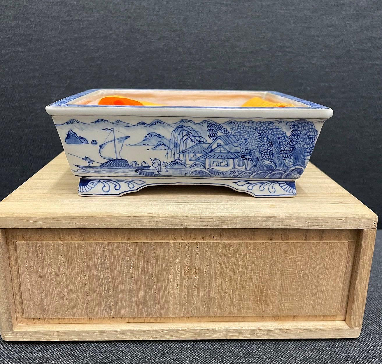 専用　藤掛雄山　染付長方樹盆　木箱付　幅8.4㎝　東Y7-0710⭐︎2Fトルウコ 藤掛雄山的價格推薦- 2026年7月| 比價比個夠BigGo