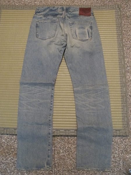 Prps Jeans BARRACUDA 日本製紫製品牛仔褲酒壺煙盒水洗痕手工LVC FENOM