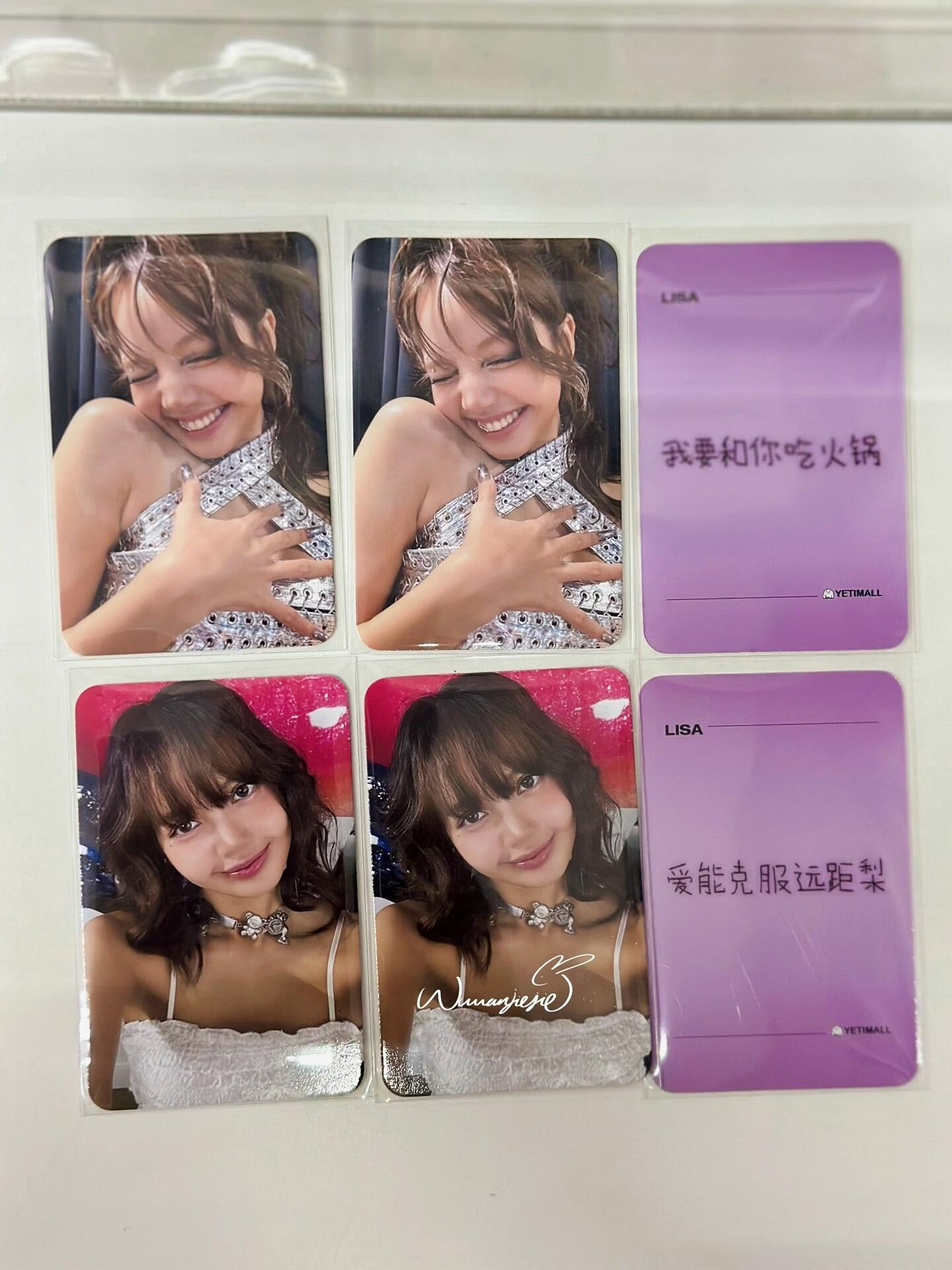 嚴選Lisa 中文卡背特典yeti 現貨速遞傳奇禮物卡包yeti 禮物卡| Yahoo拍賣