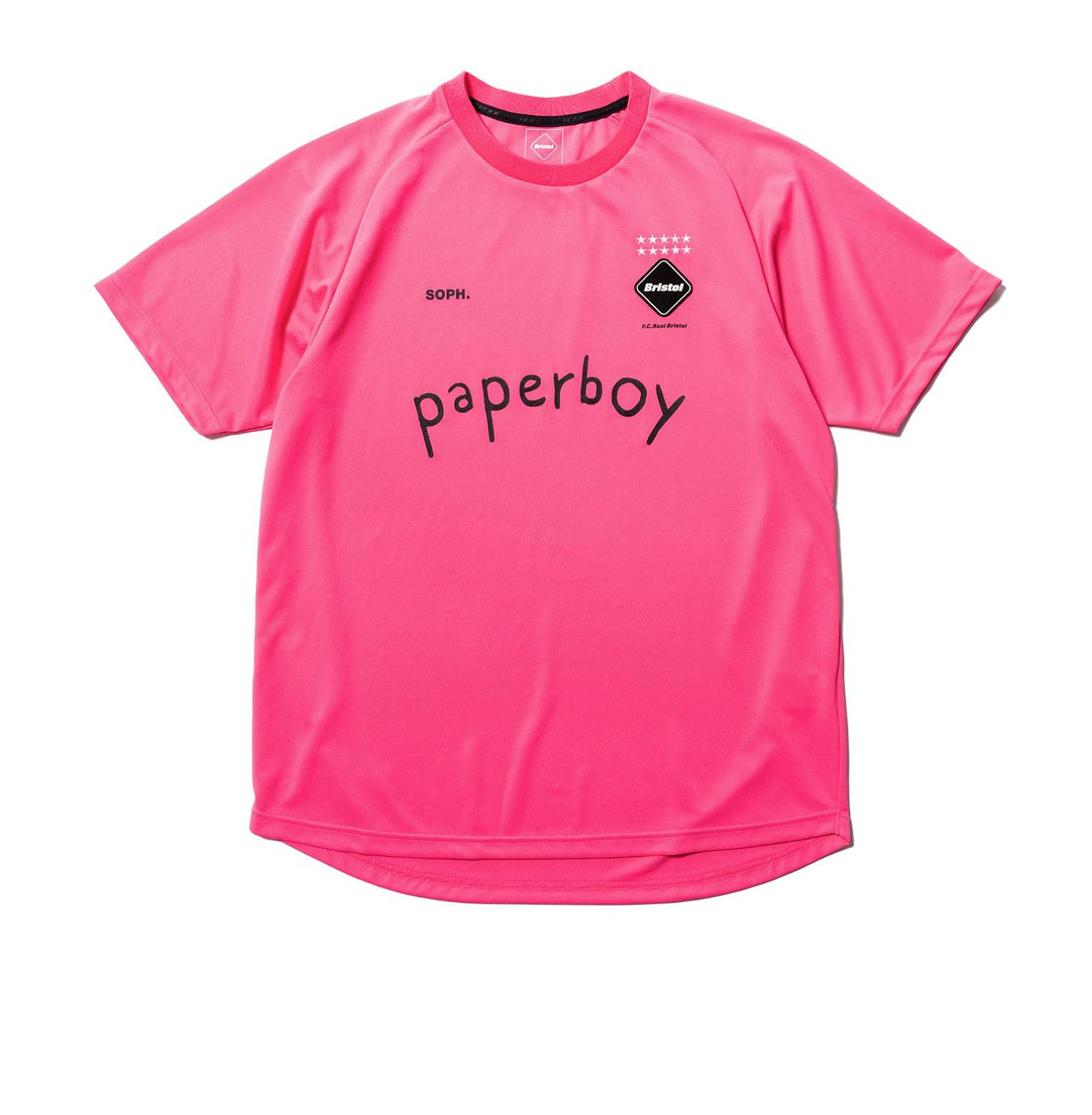 ウェア FCRB paperboy S/S PRE MATCH TOP M PINK F.C.Real Bristol paperboy S/S PRE MATCH TOP FCRB聯名款240149