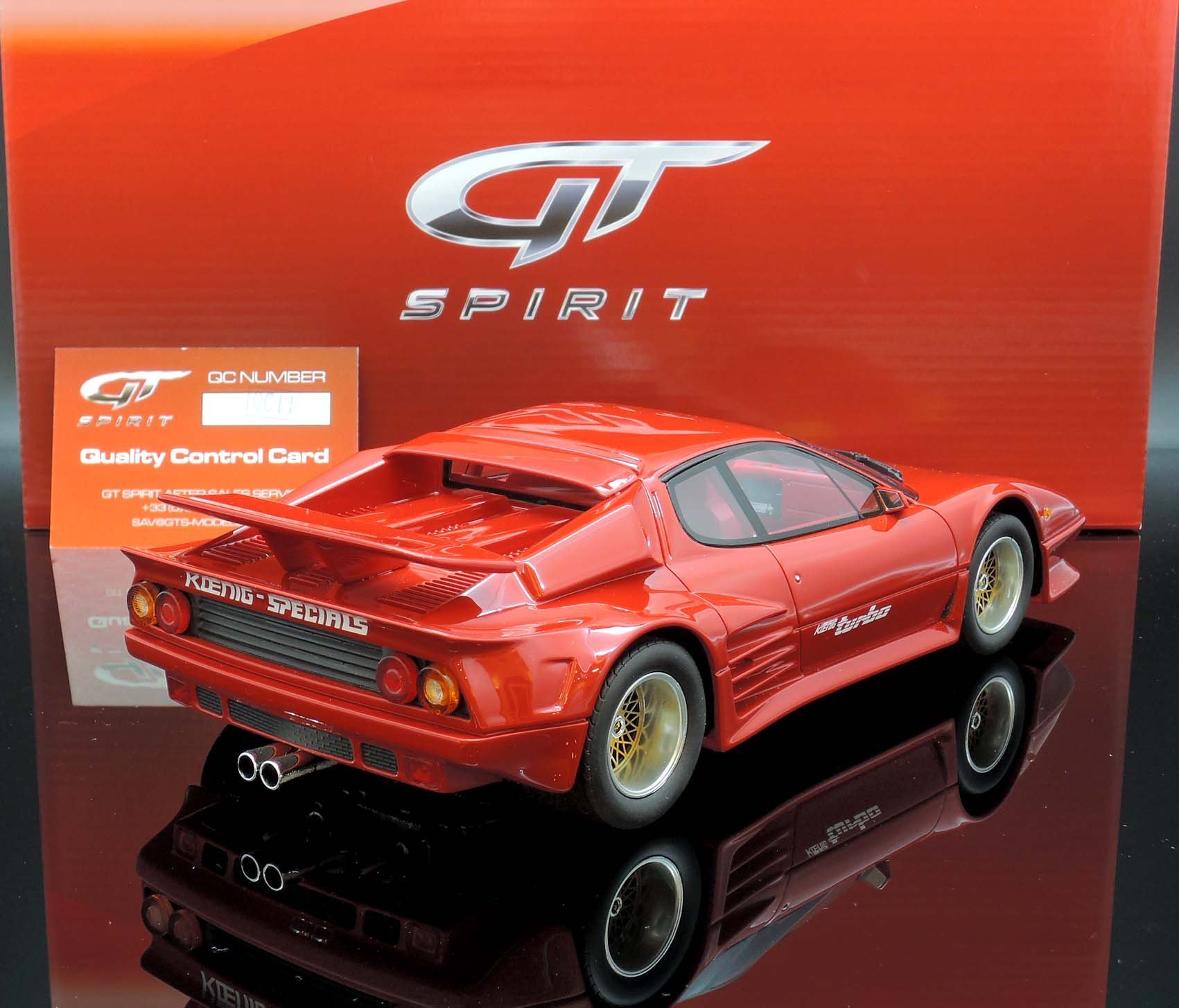M.A.S.H】現貨瘋狂價GT Spirit 1/18 Ferrari Koenig 512 BBi Turbo 紅