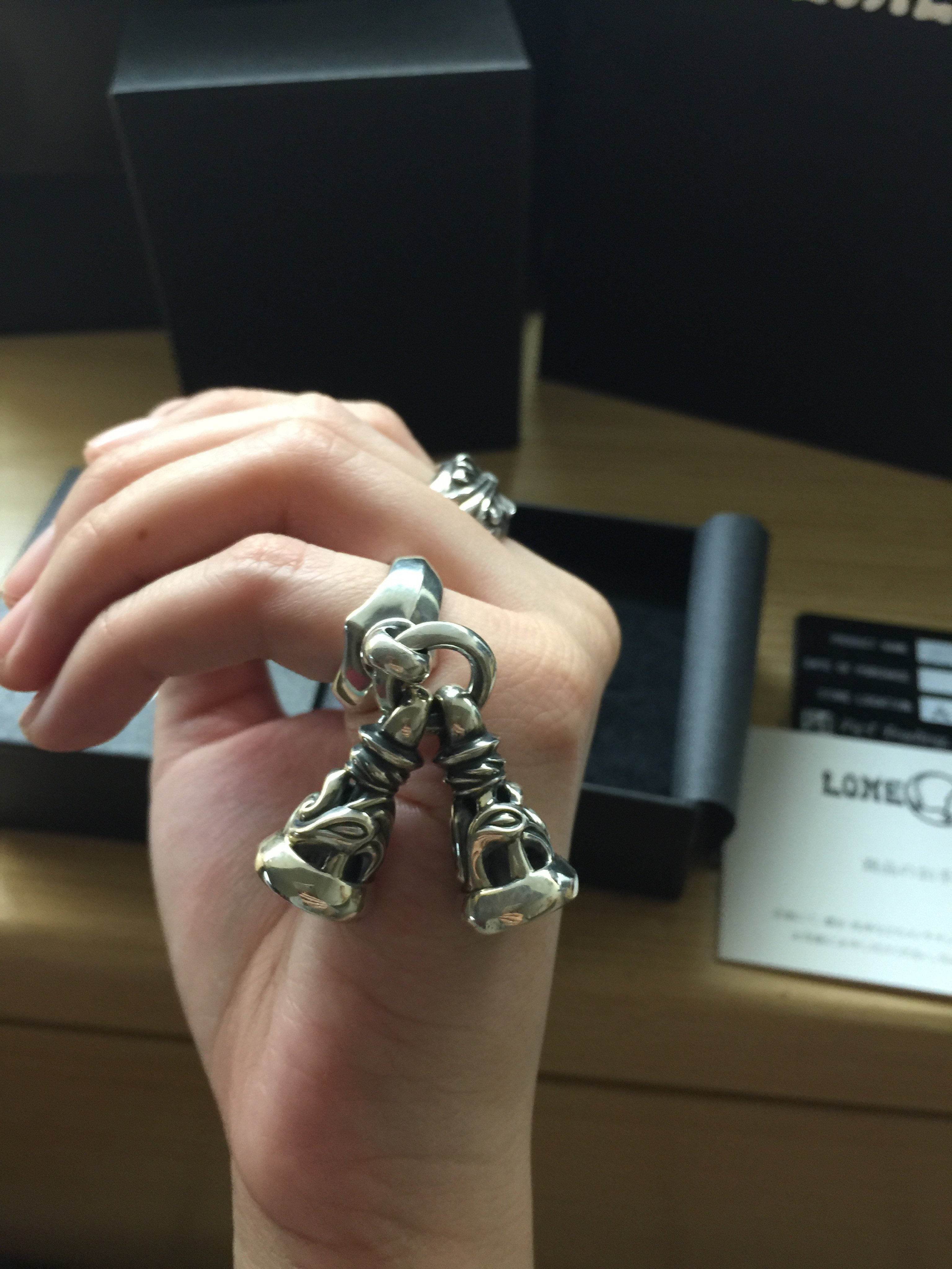 LONE ONES 2 DoveBell (M) ✖️クロムハーツ　レザーブレード 新入荷 ロンワンズ クロムベルペンダント/ミディアム