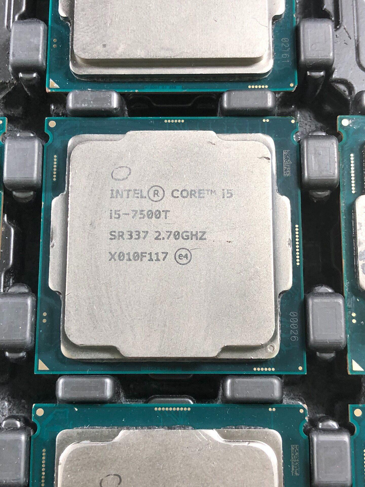 【環球代購】英特爾 i5-7500T 原裝處理器 CPU 功能好 性能強勁 適合裝機 使用 可驗貨測試 外觀如圖 磨損輕微