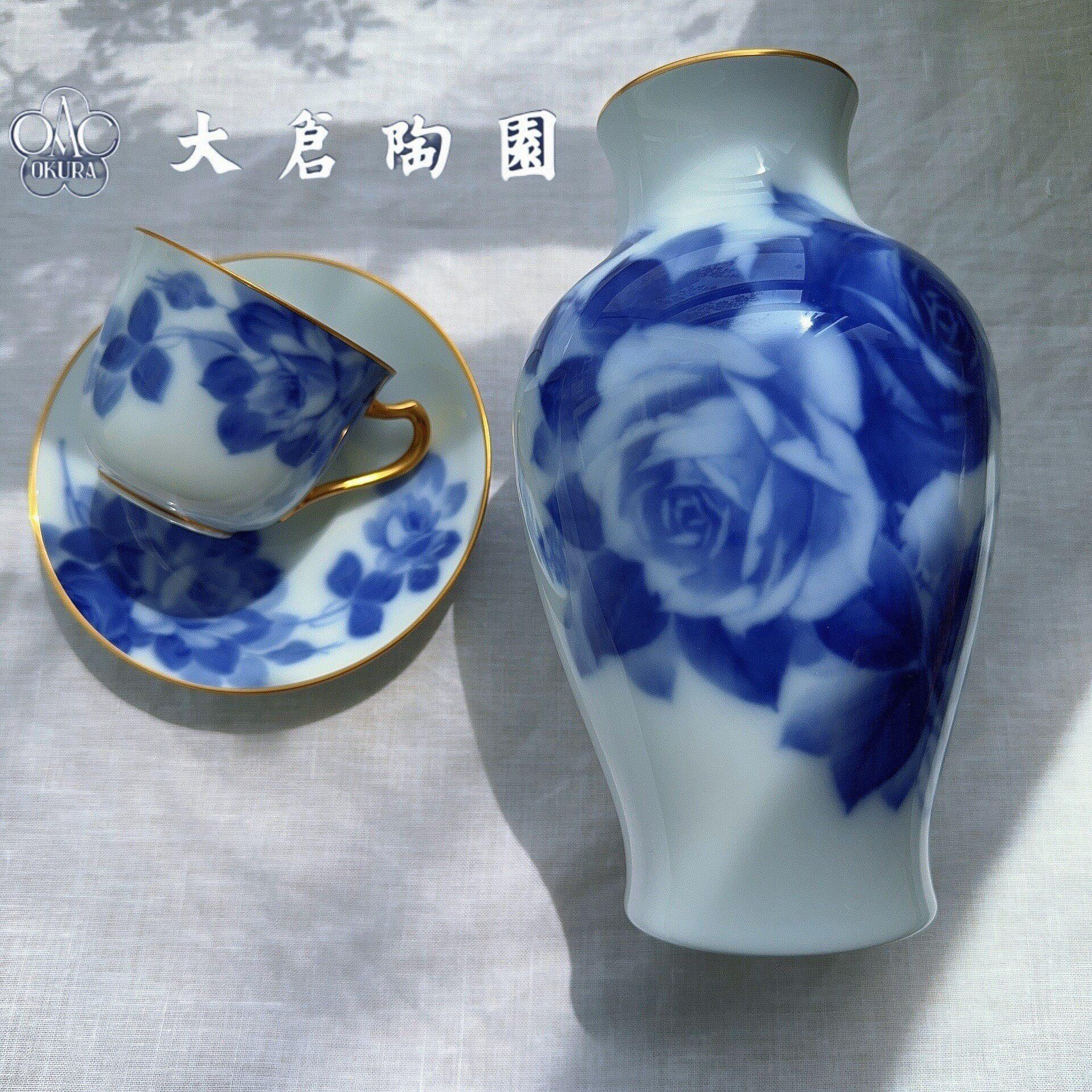 大倉陶園 花瓶 花器 OKURA 金彩 大倉陶園（花瓶）のフリマアイテム一覧