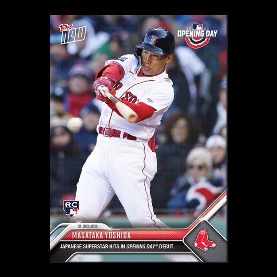 吉田正尚球員卡2023 MLB TOPPS NOW Card 5 大聯盟初登板| Yahoo拍賣