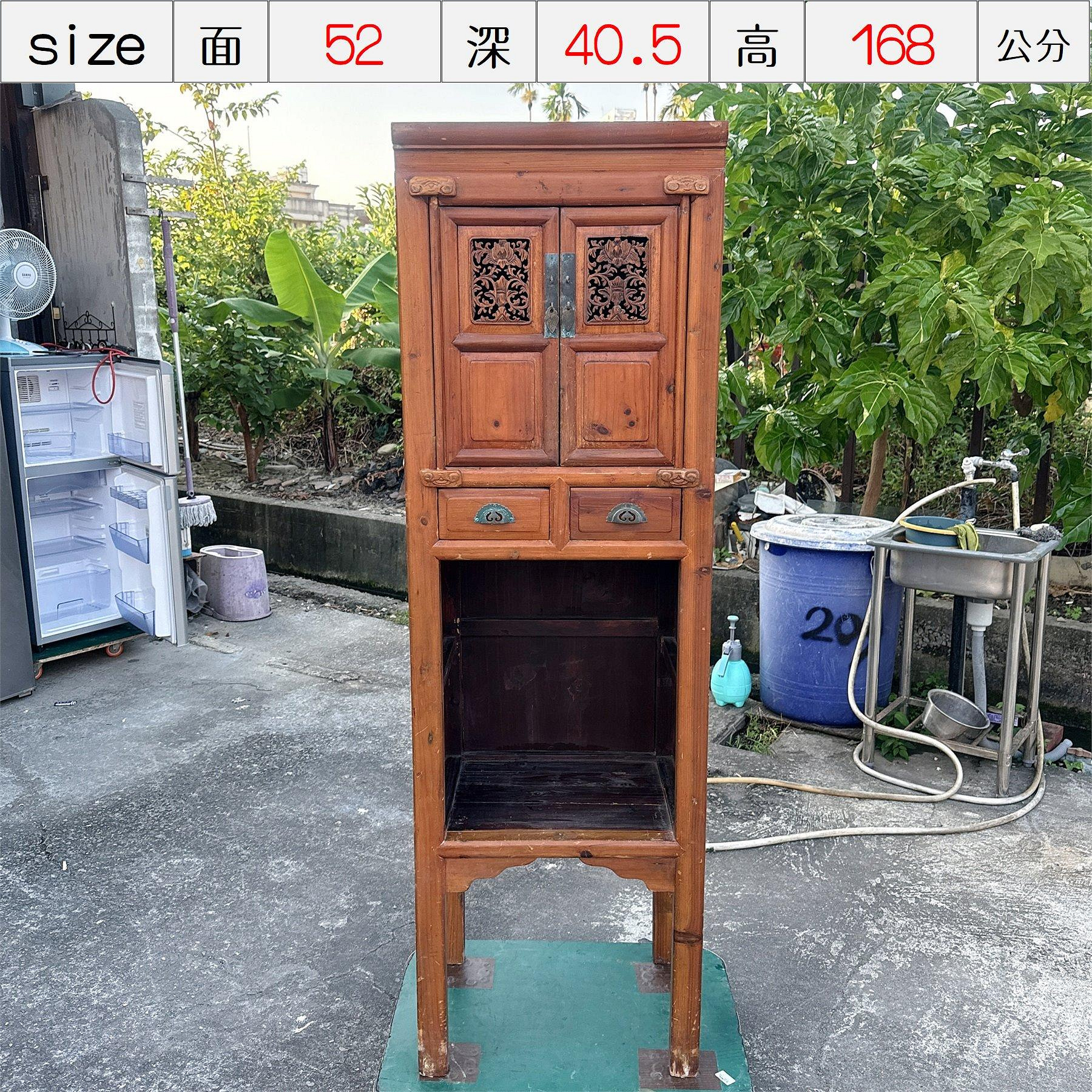 二手傢俱 【 菜櫃 菜櫥 直立櫃 木櫃 餐櫃 菜櫥 高腳櫃 碗盤櫃 】 二手家具金廣源