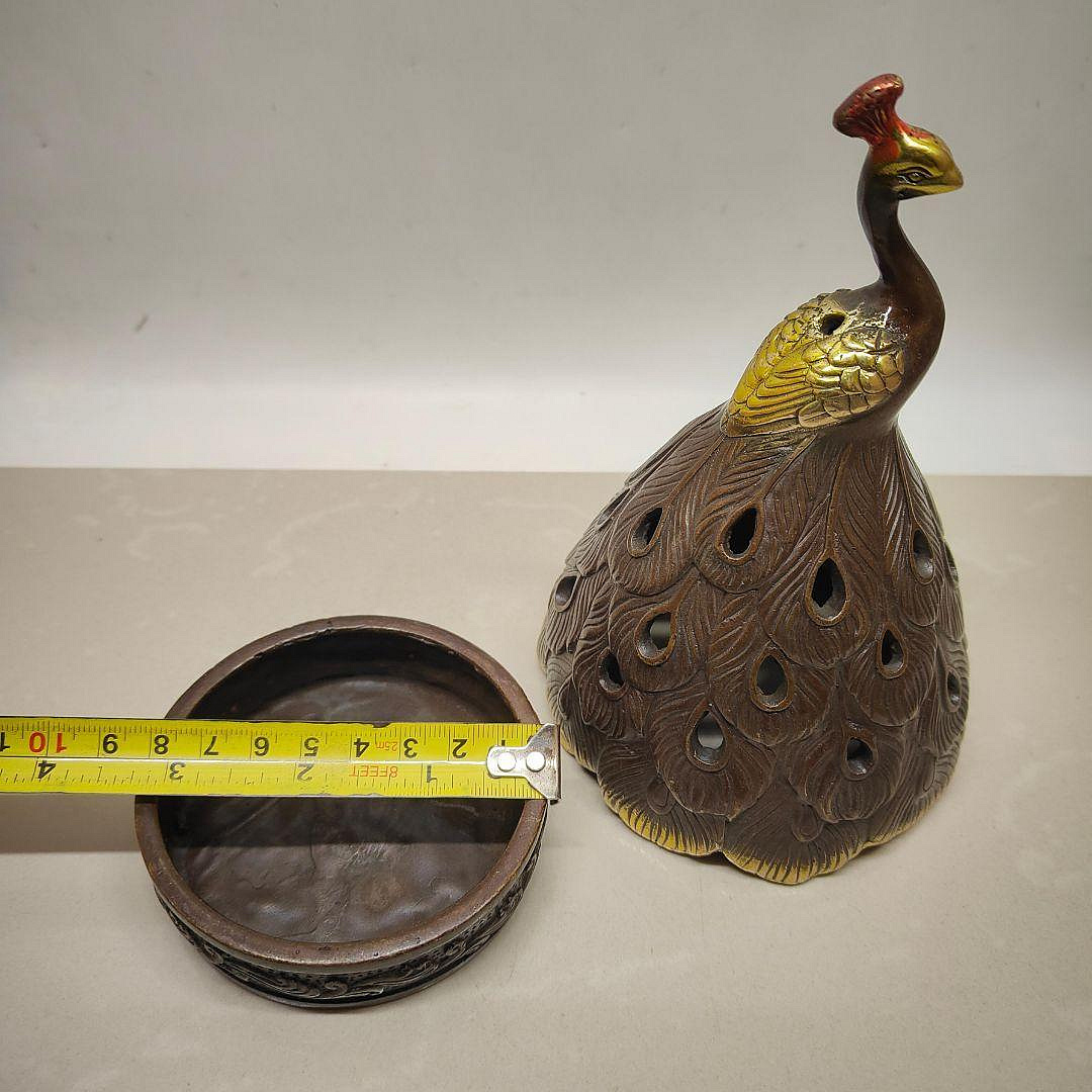 香炉 孔雀香薫炉 吉祥鳥 室内 机 茶台 装飾品 工芸品 置物 香爐孔雀香薫爐吉祥鳥室內機茶臺裝飾品工蕓品置物| Yahoo拍賣