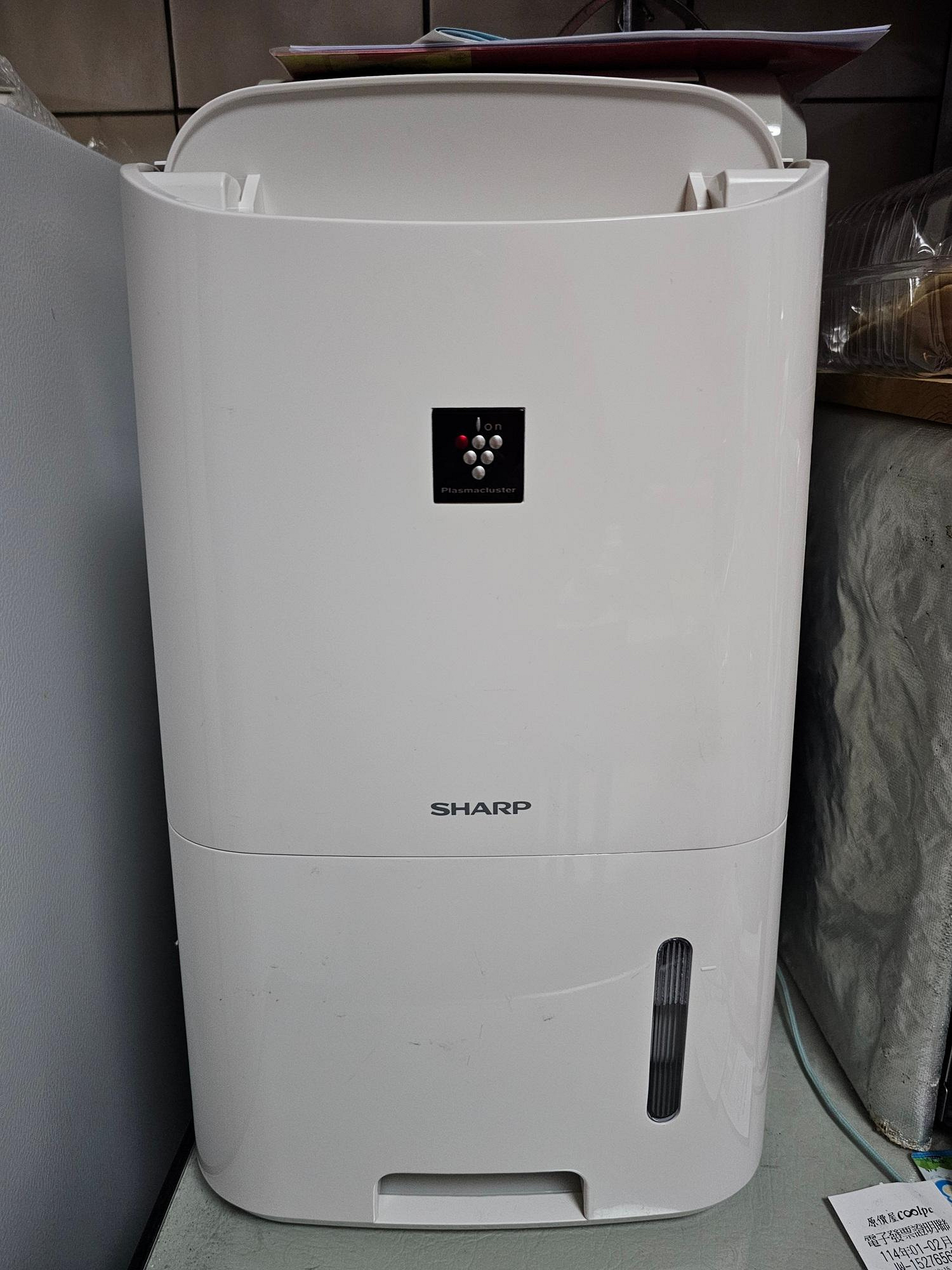 衣類乾燥機 除湿機 SHARP DW-F65HT-W 夏普SHARP DW-F65HT-W除濕機負離子空氣清淨全機已清洗乾淨/1級