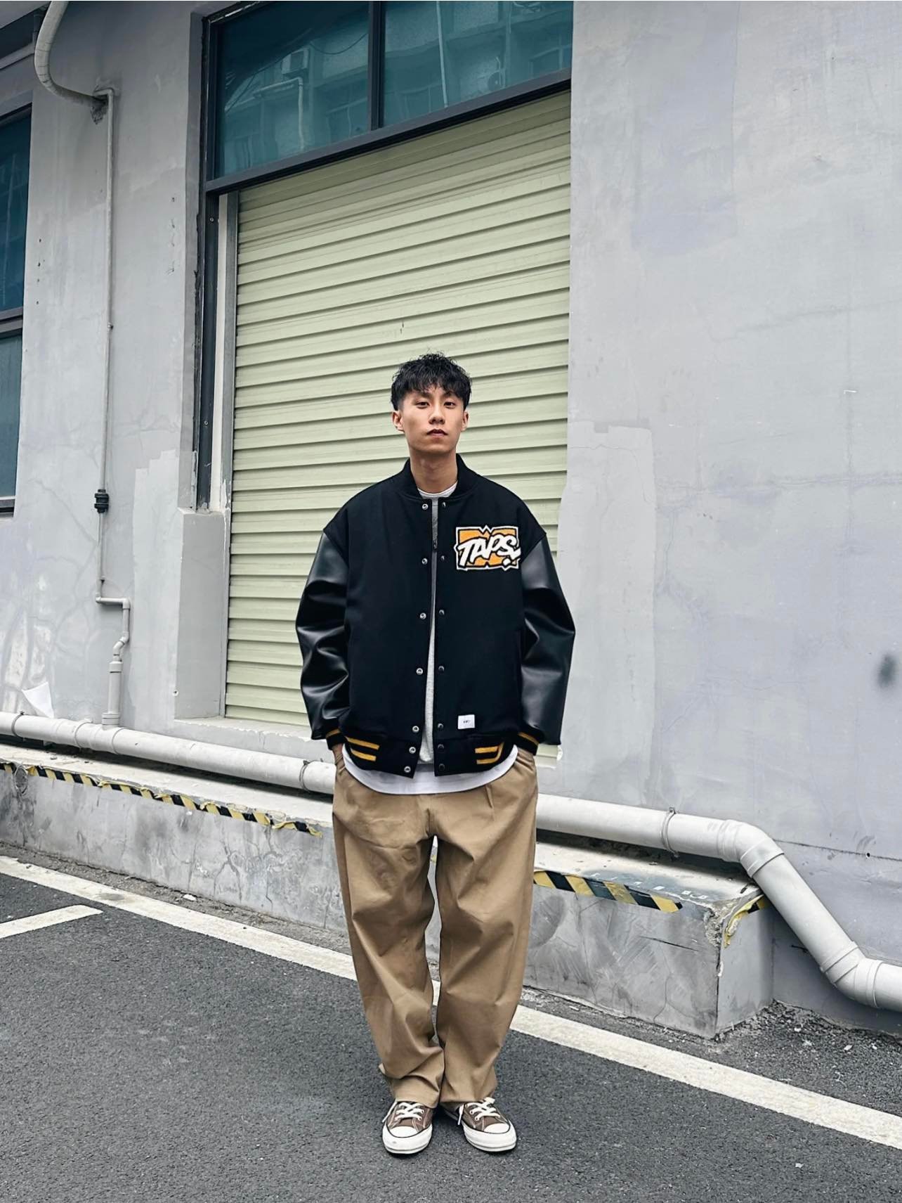 希望商店】WTAPS VARSITY JACKET.WOOL.MELTON.TOON 22AW 新年初