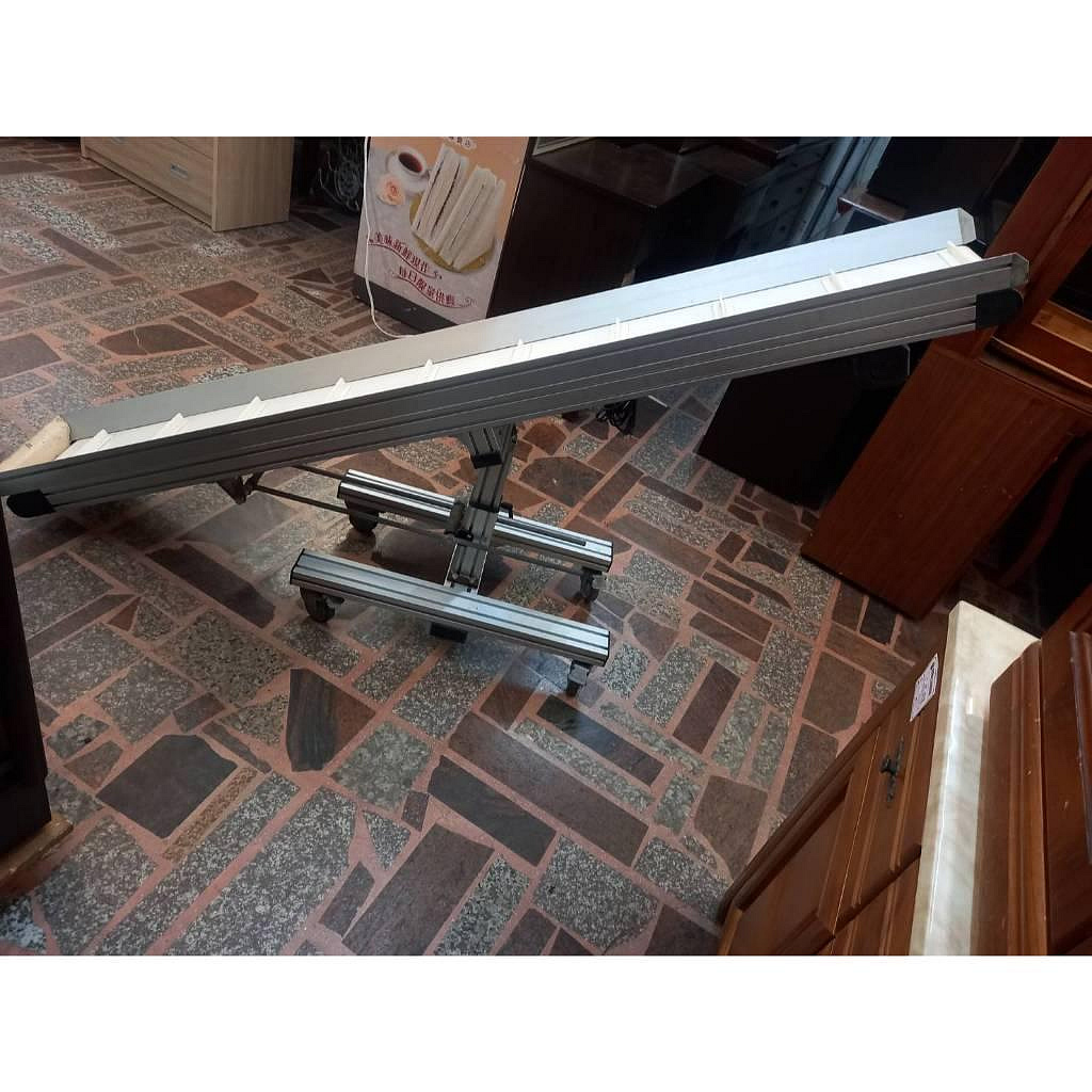 三峽二手家電推薦#老朋友- 流水線輸送帶/小型輸送機註塑機丶接駁臺爬坡傳送機皮帶輸送機 流水線輸送帶輸送機