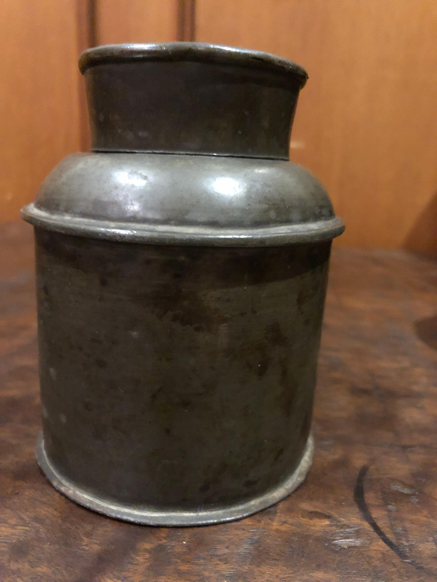 古錫 錫製 茶缶 茶入 唐物 清代 清代老台灣錫罐官帽型茶葉罐錫茶倉| Yahoo拍賣