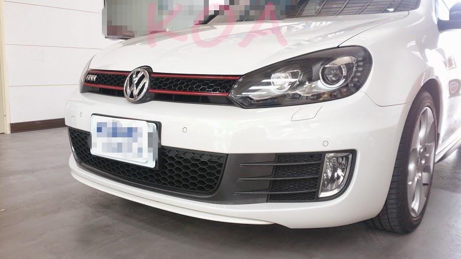 諾亞 空力套件  VW 福斯 GOLF 6 GTI 前保桿 實車改裝