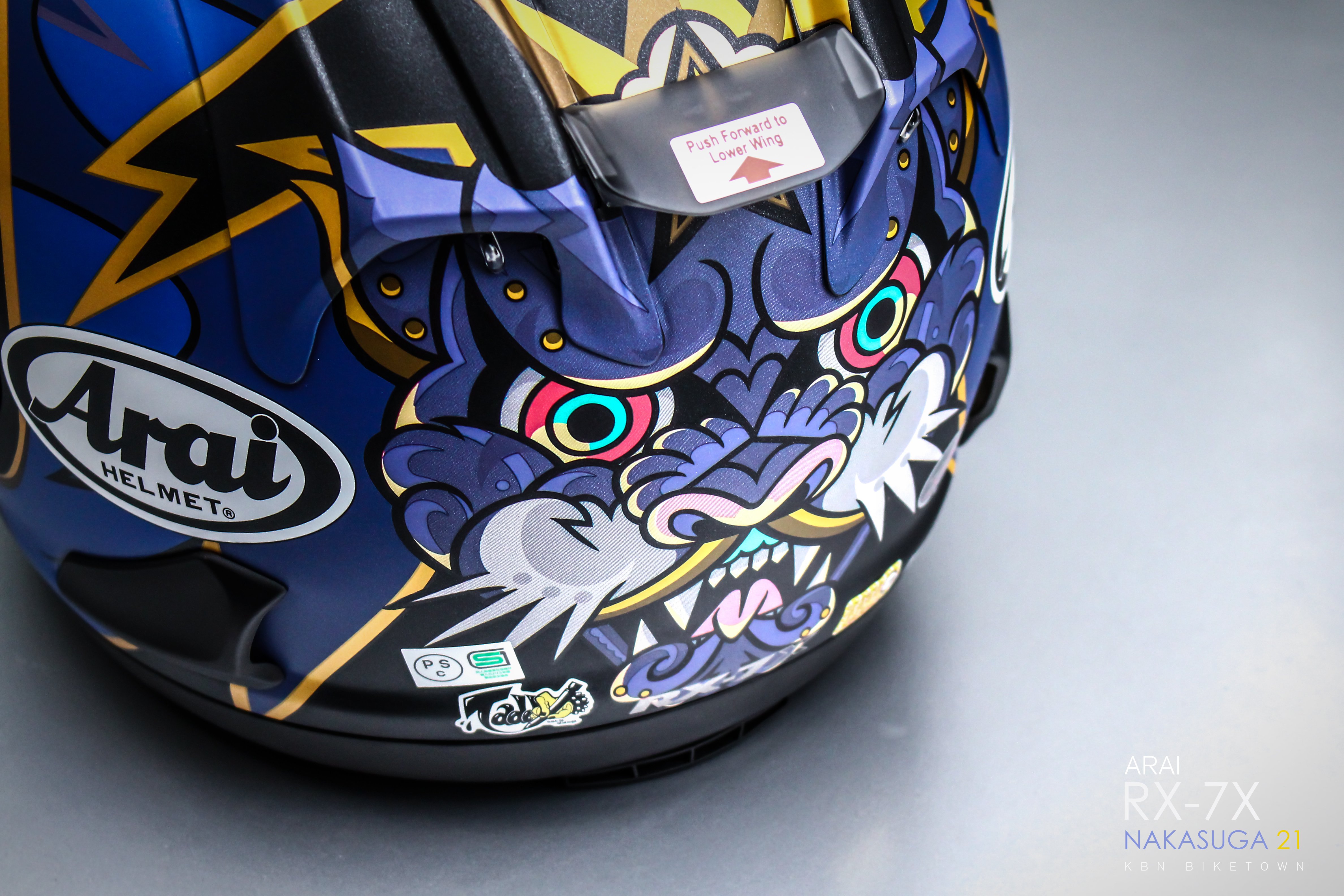 ☆KBN☆鐵馬堂日本Arai RX-7X NAKASUGA 21 中須賀克行大眼睛全罩安全帽