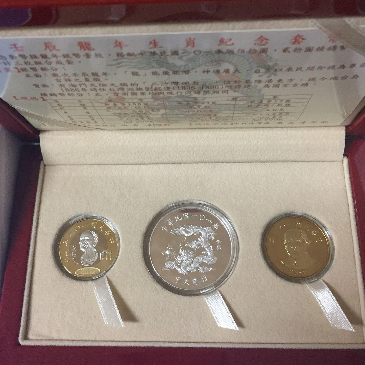 民國101年，龍年生肖套幣，紀念幣| Yahoo拍賣