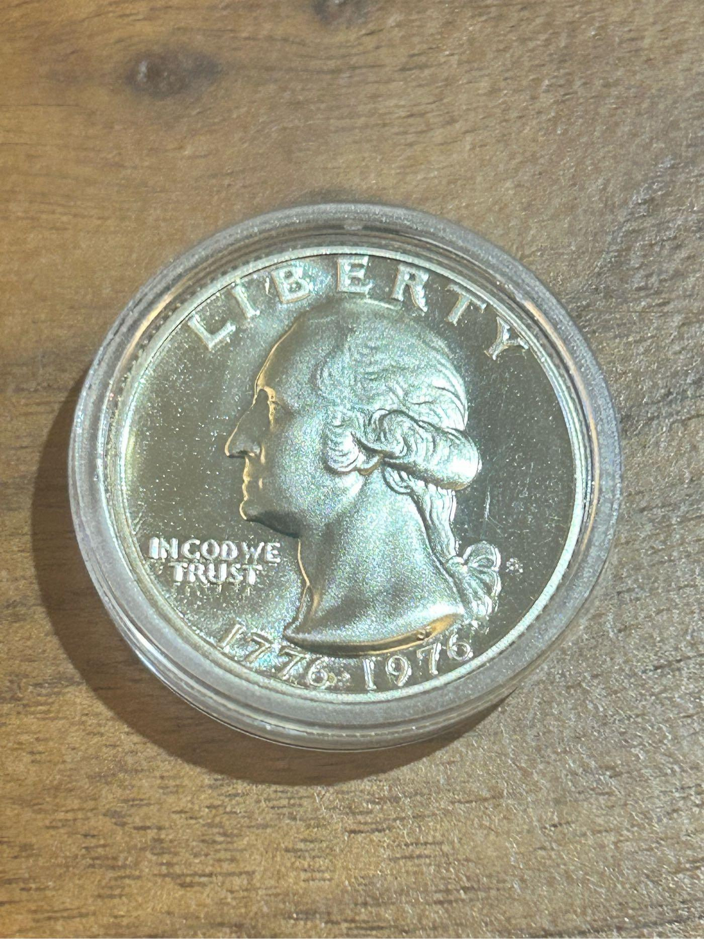 H2Shop】美國獨立25美分1976年建國200週年紀念幣鼓手圖案D記S記美元美金錢幣零錢USA | Yahoo拍賣