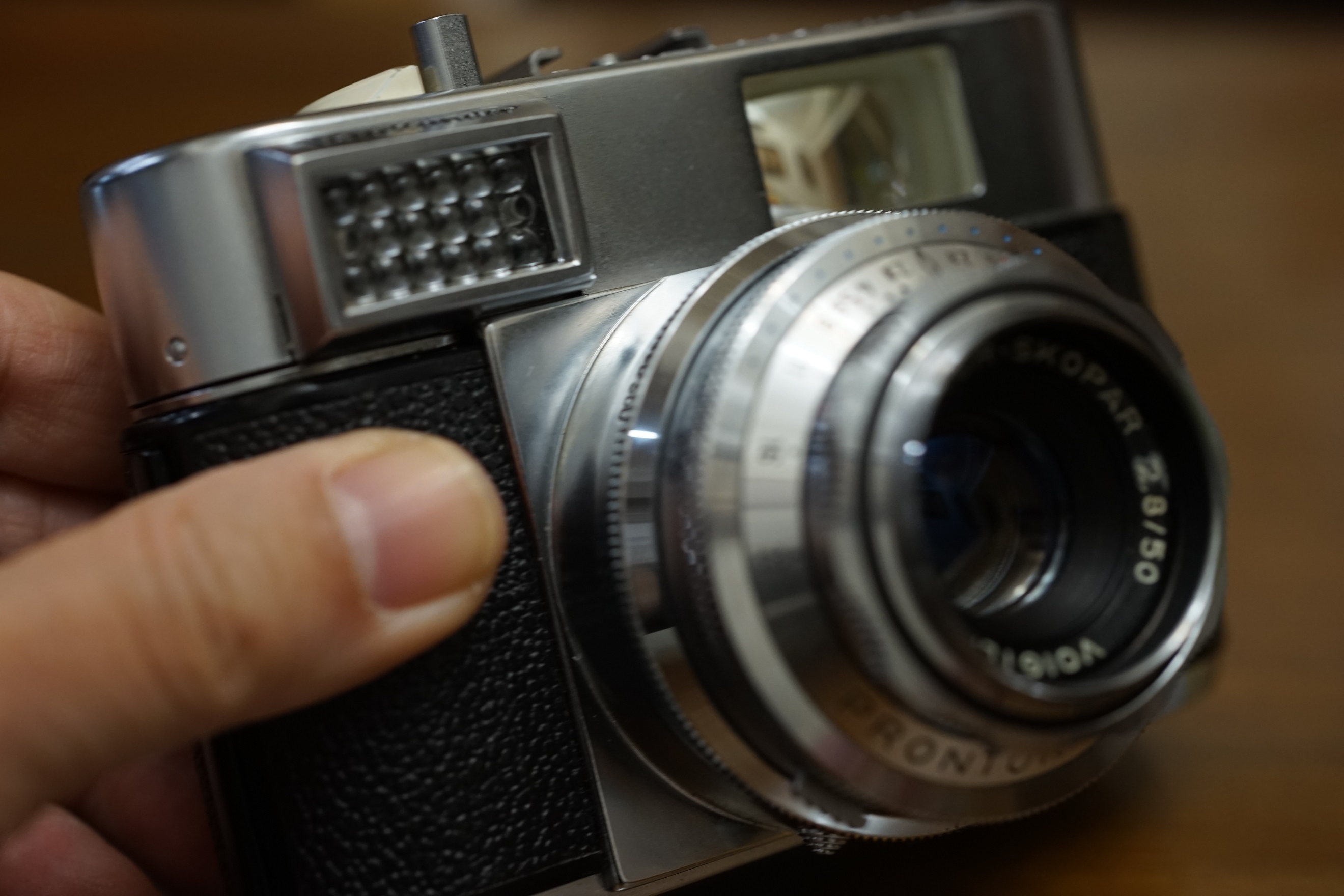 漂亮德國福倫達Voigtlander Vitomatic I 估焦街拍鏡頭Color Skopar