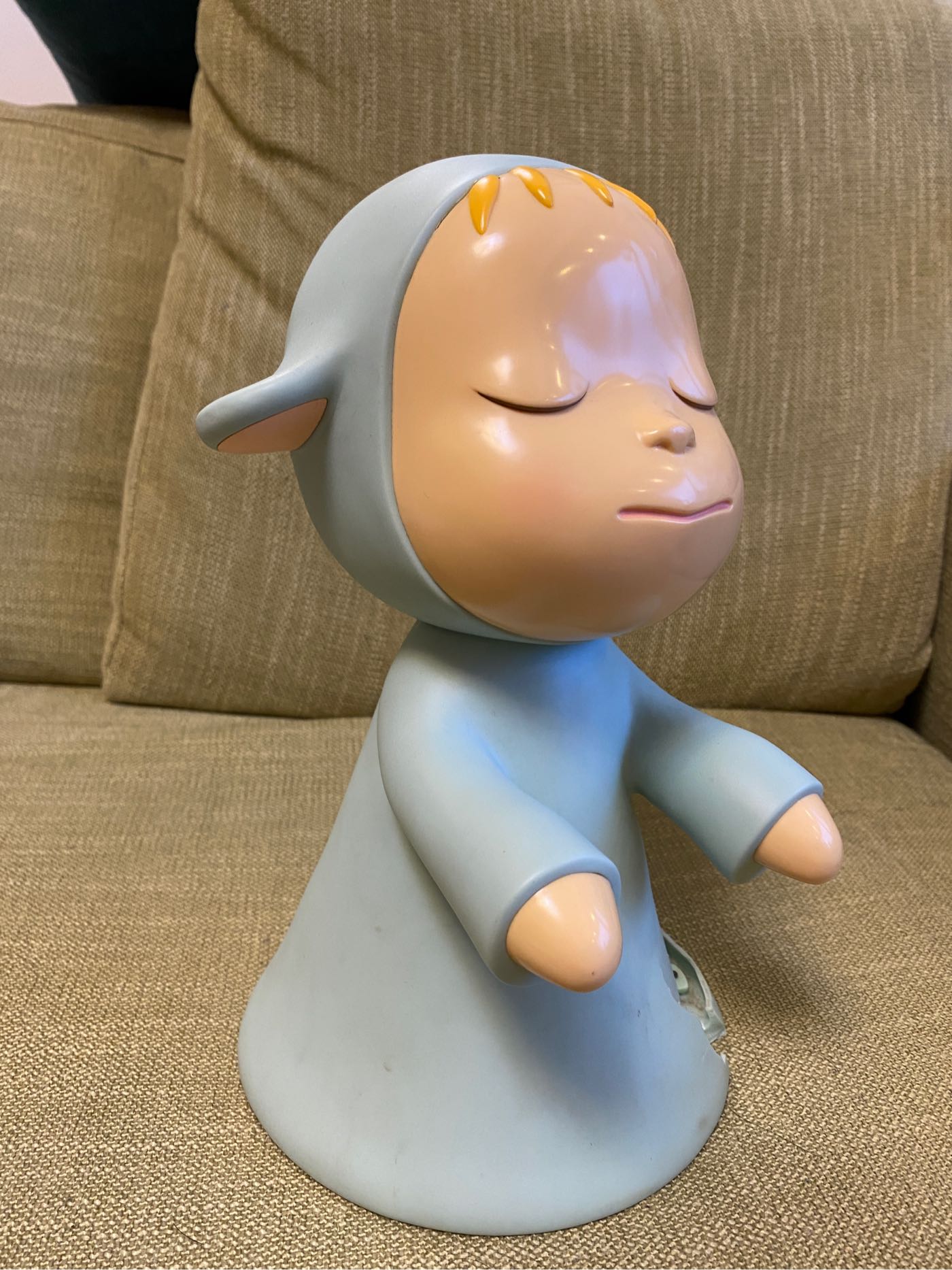 夢遊犬 奈良美智 2010バージョン 中古玩具 Yoshitomo Nara正版夢遊狗狗玩偶23CM毛絨狗狗公仔絨布材質限量版