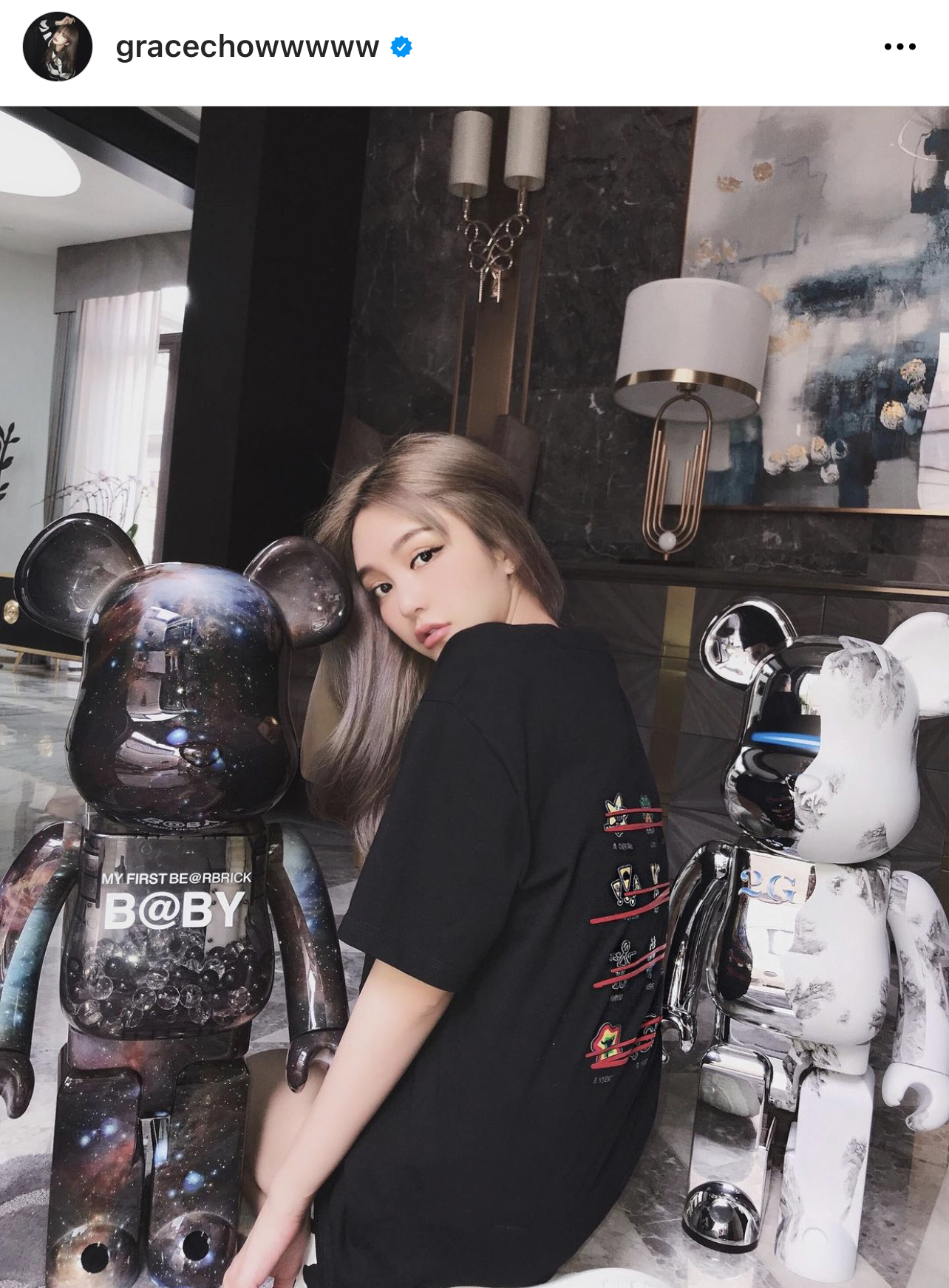 BE@RBRICK MY FIRST 千秋 1000% SPACE 絕版2019 MY FIRST BE@RBRICK B@BY SPACE Ver.1000％ 星空千秋CHIAKI