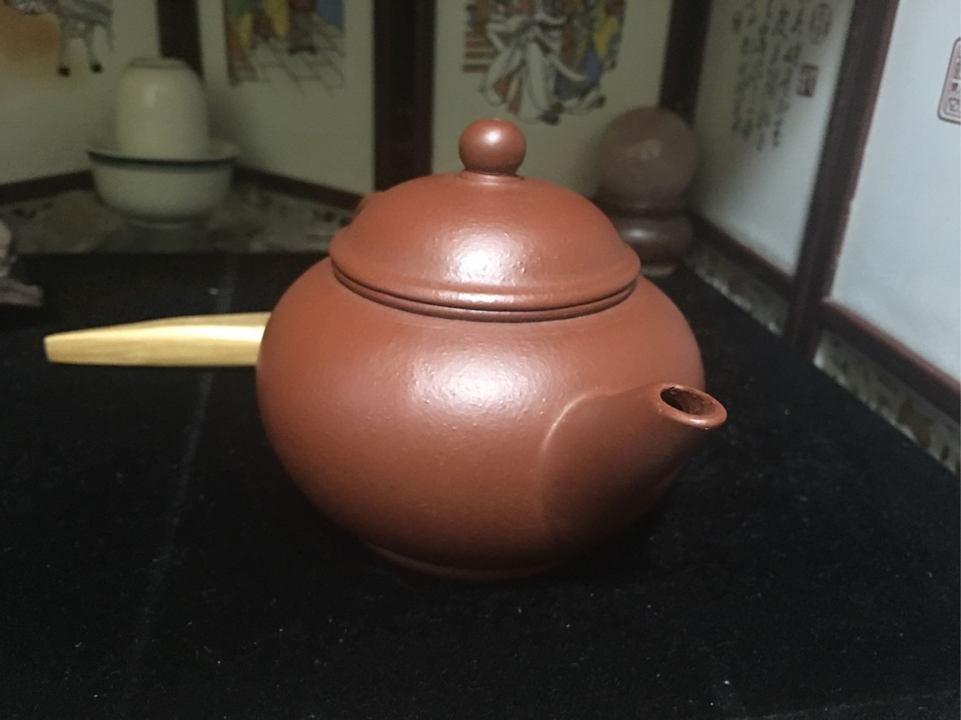 中国宜興紫砂 本物保証　１９３４年の作品 陽羨之風老件宜興紫砂壺款林園全部一元起拍(EQ-BABC08) ZX - 補