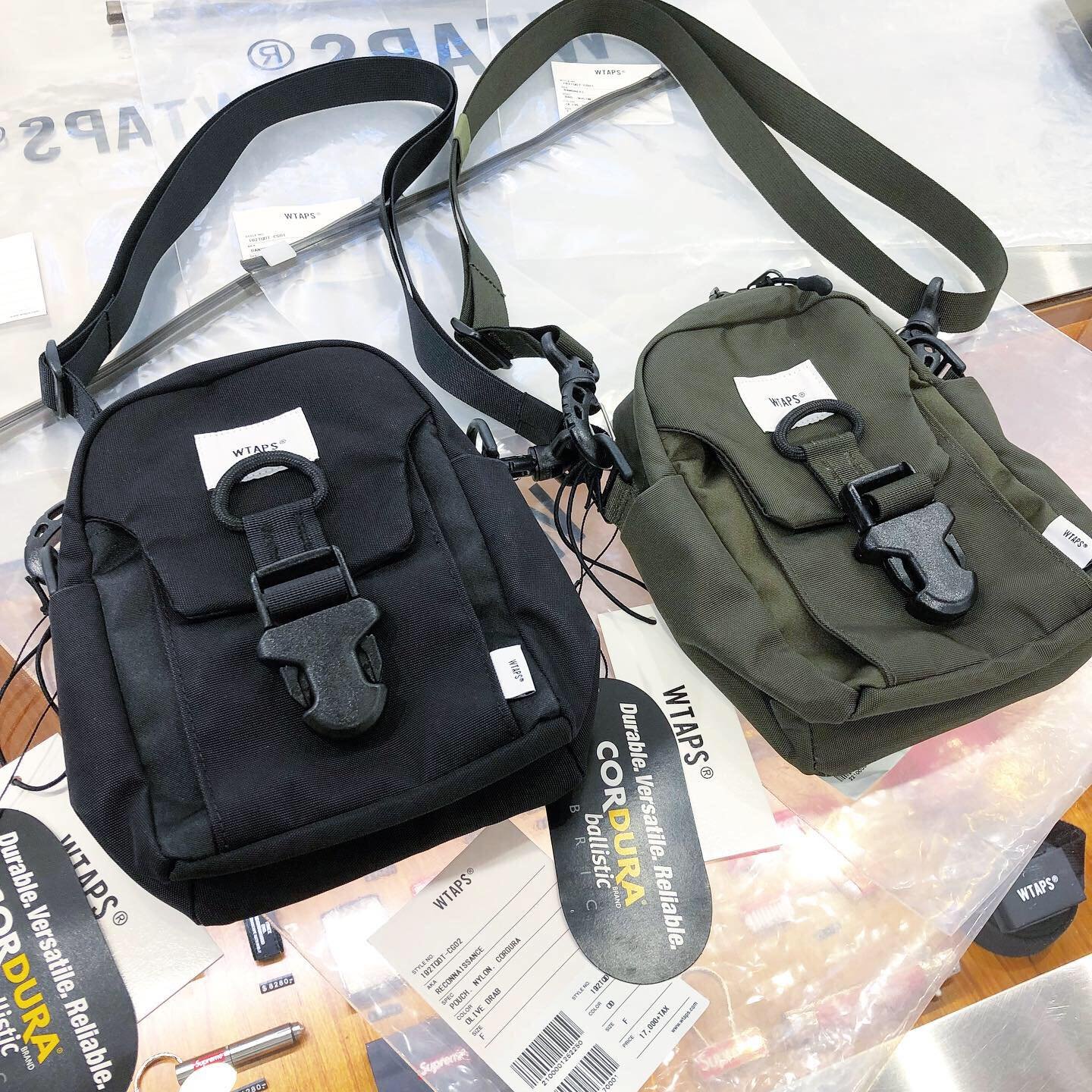 19AW WTAPS RECONNAISSANCE POUCH BLACK wtaps 19aw reconnaissance